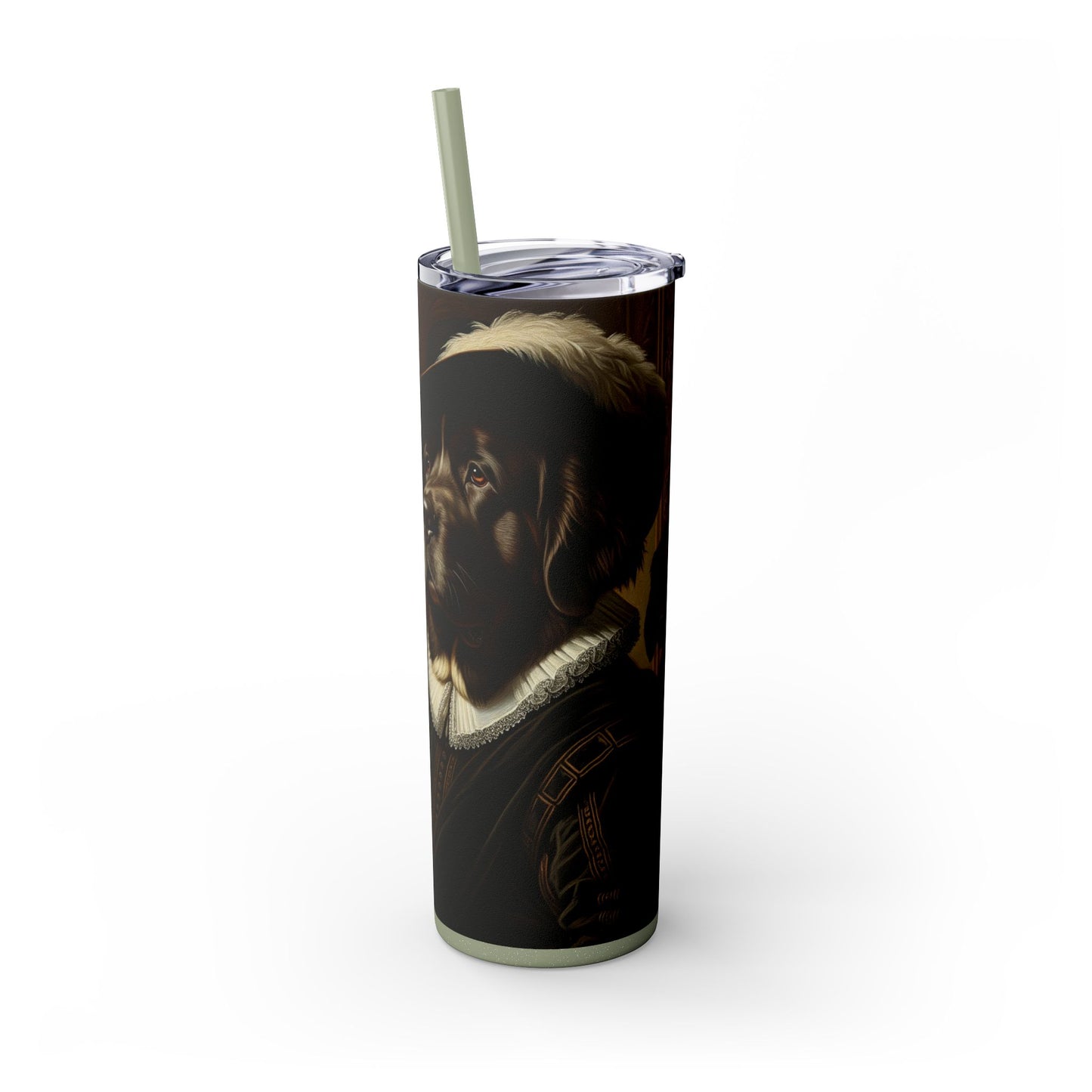 Newfoundland Skinny Tumbler with Straw, 20oz
