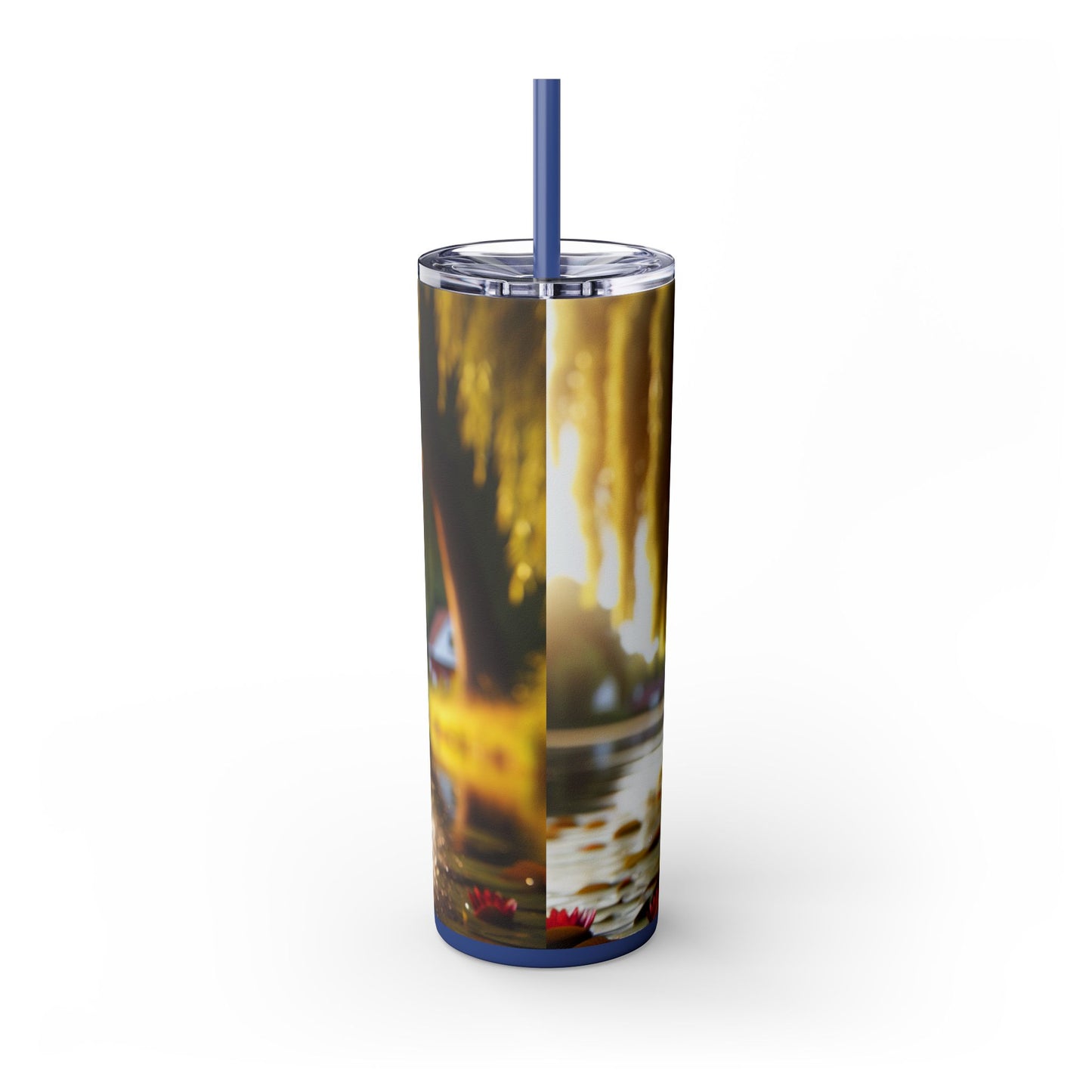Nova Scotia Duck Trolling Retriever Skinny Tumbler with Straw, 20oz