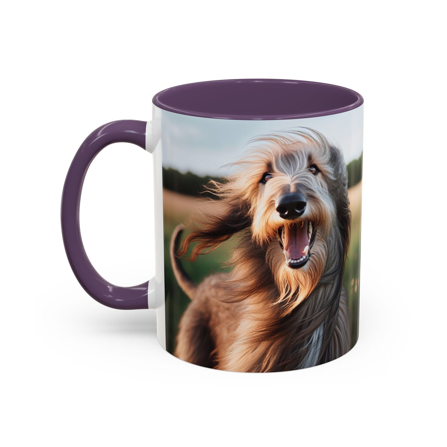Scottish Deerhound Accent Coffee Mug - Perfect Gift for Dog Lovers