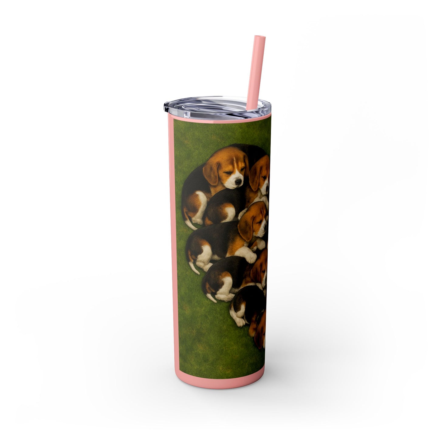 Beagle puppies Tumbler with Straw, 20oz