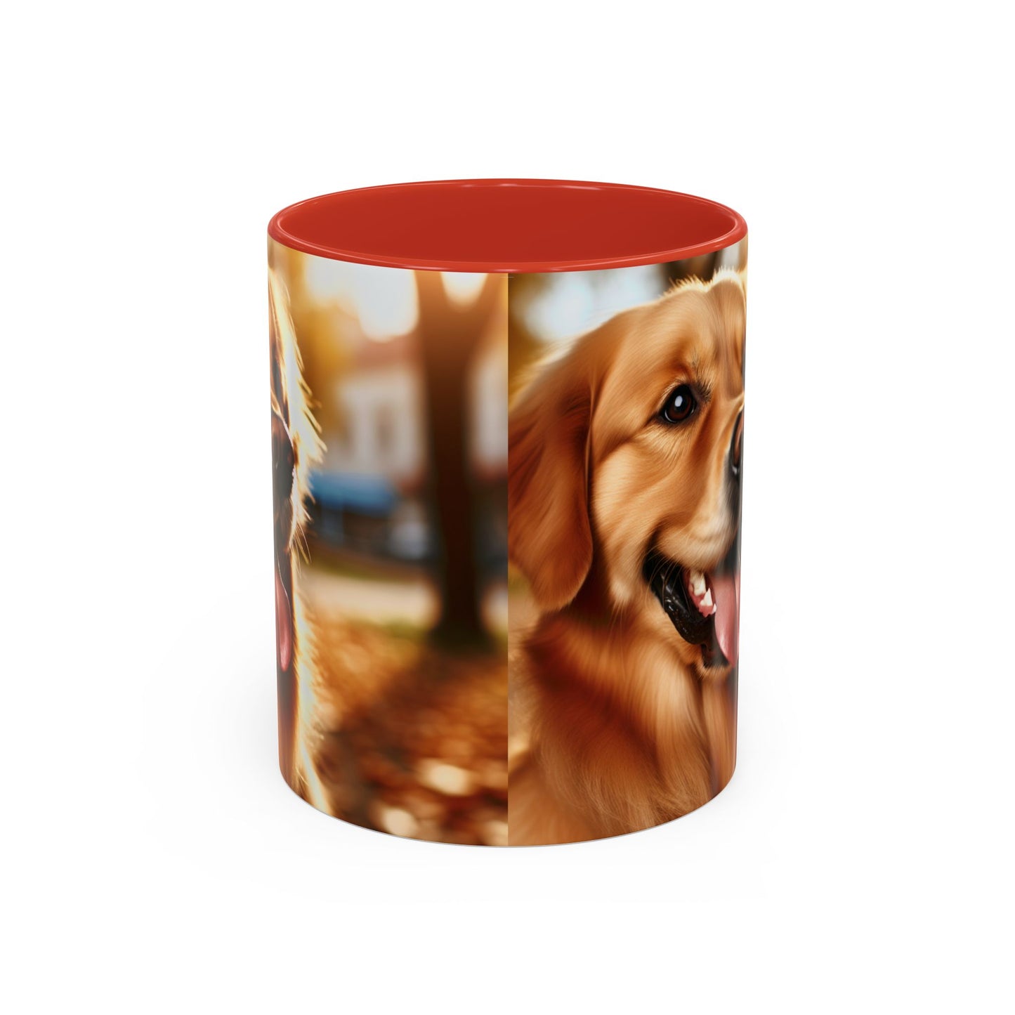 Golden Retriever Accent Coffee Mug - Perfect Gift for Dog Lovers