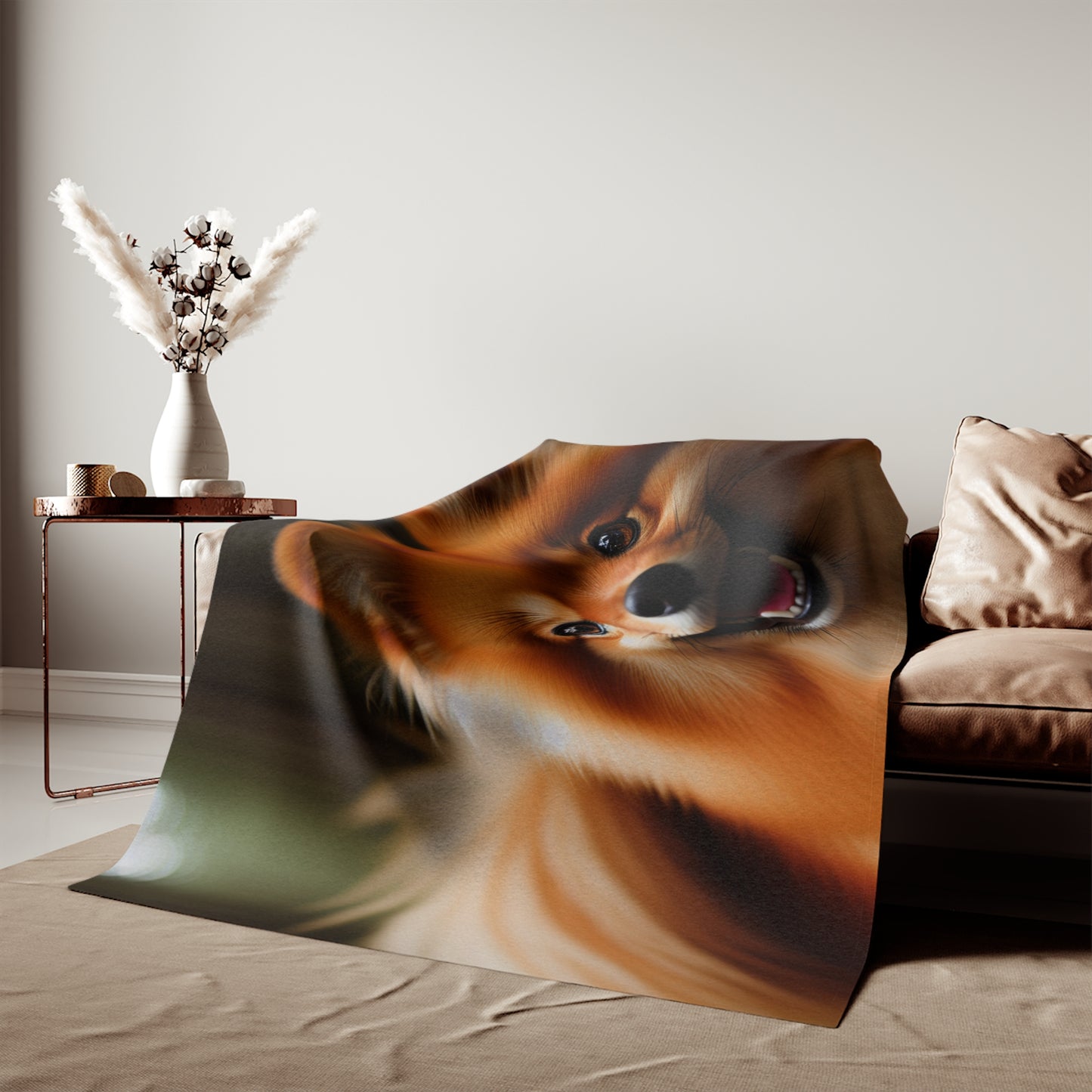 Finnish Spitz Sweatshirt Blanket
