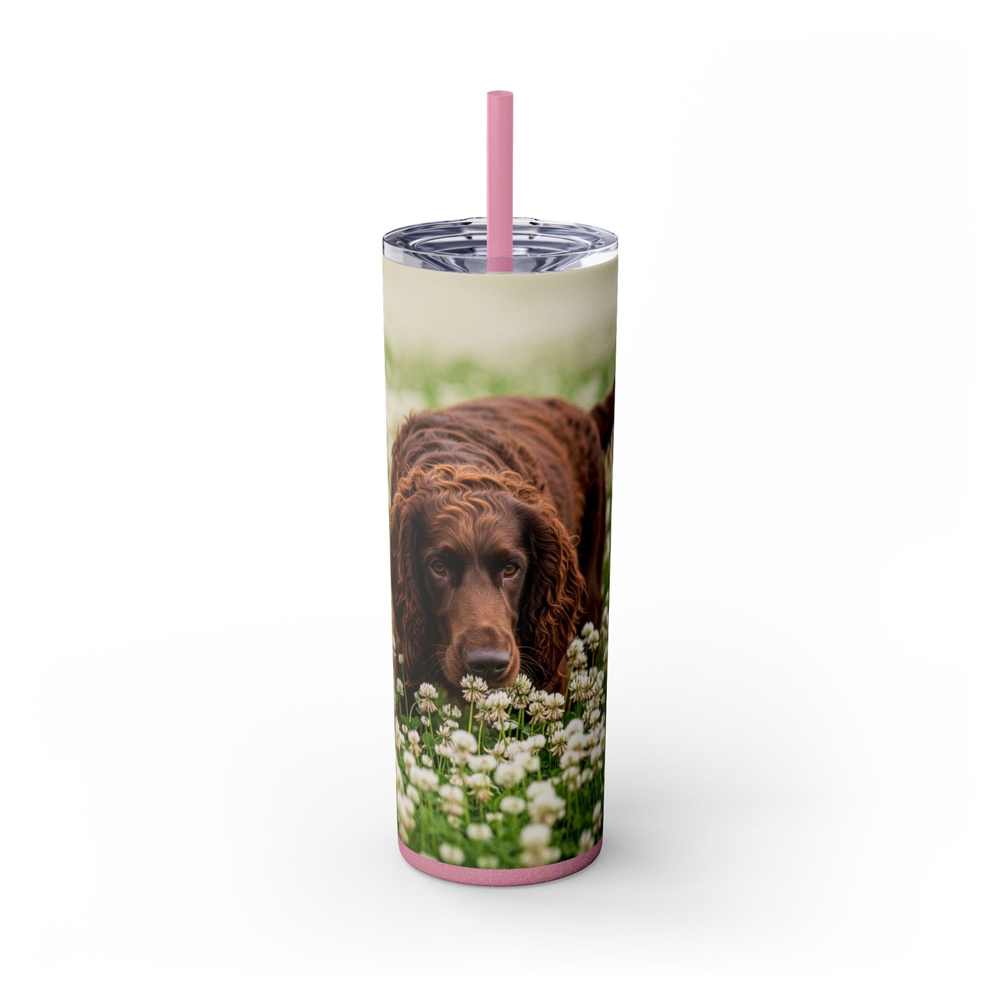 Irish Water Spaniel Tumbler with Straw, 20oz