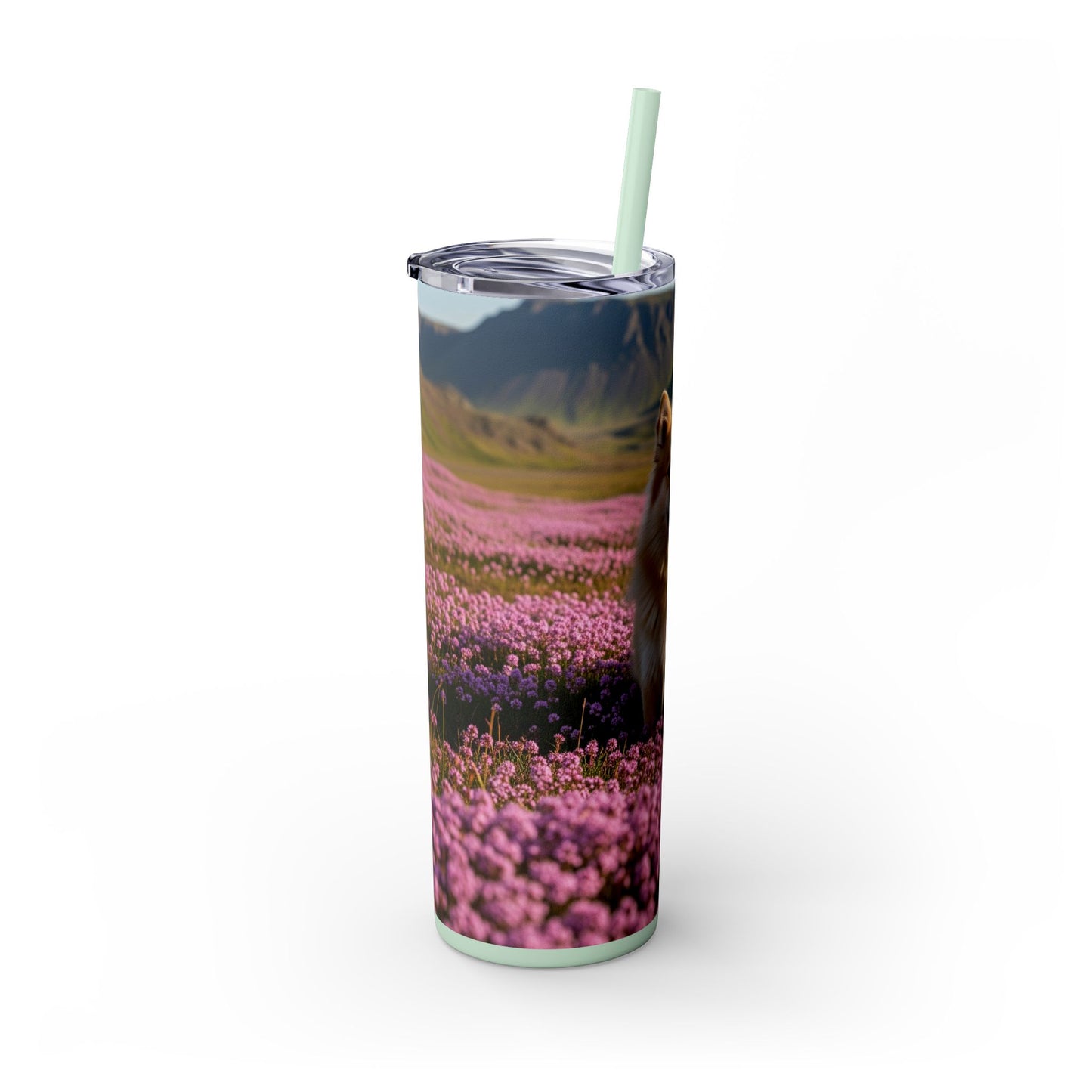 Icelandic Sheepdog Tumbler with Straw, 20oz