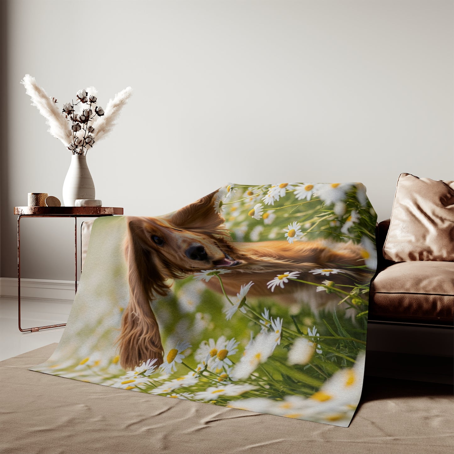English Cocker Spaniel Sweatshirt Blanket