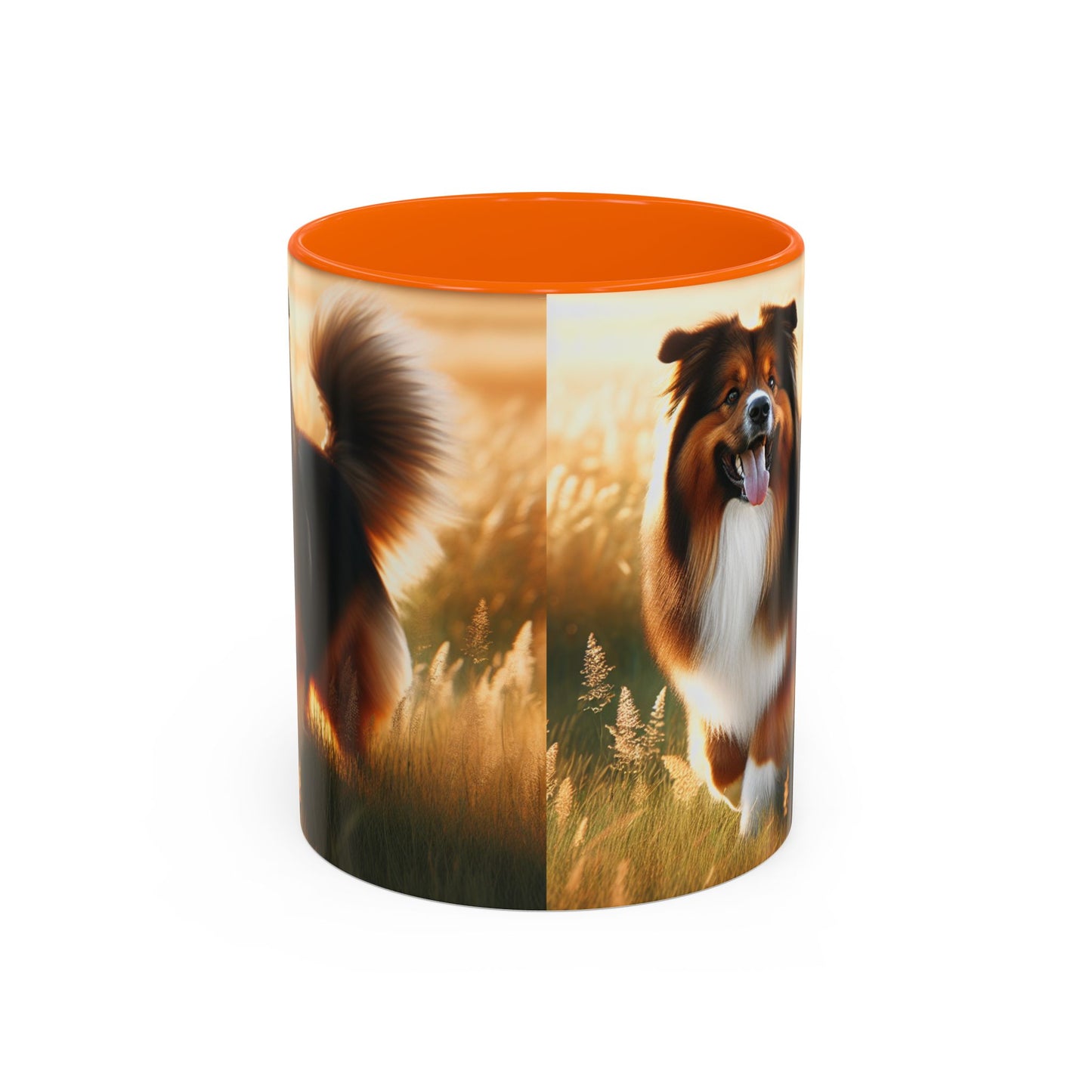 Bohemian Shepherd Accent Coffee Mug - Perfect Gift for Dog Lovers