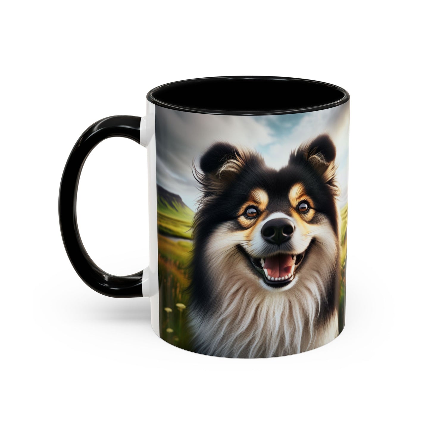 Icelandic Sheepdog Accent Coffee Mug - Perfect Gift for Dog Lovers