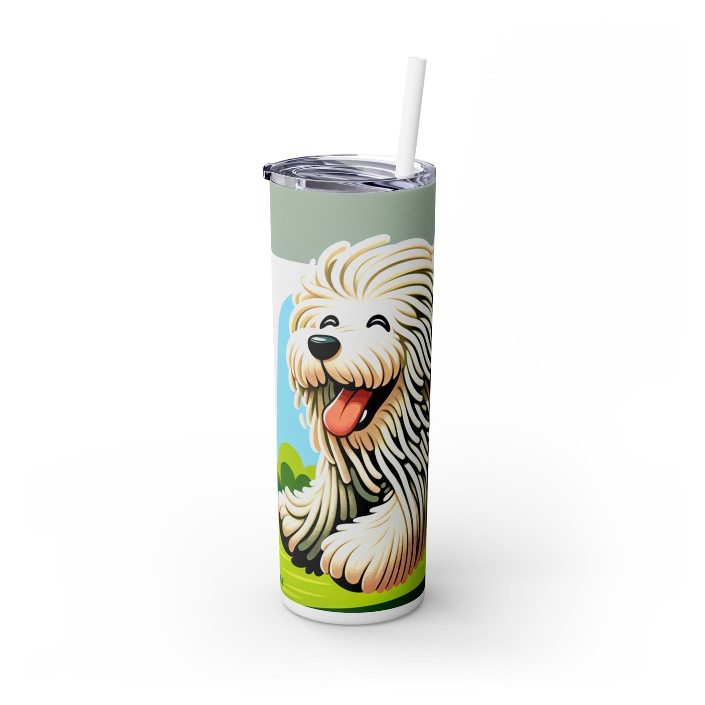 Komondor Tumbler with Straw, 20oz