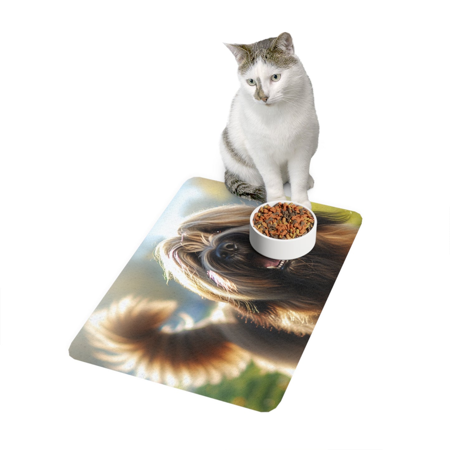 Pet Food Mat (12x18) - Briard