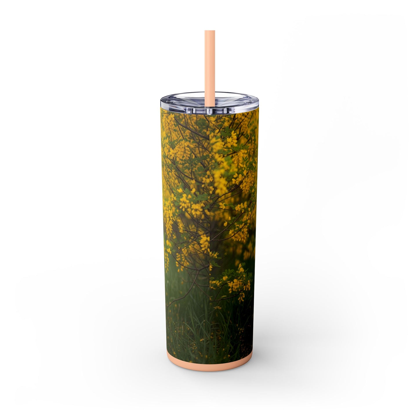 Australian Shepherd Skinny Tumbler with Straw, 20oz