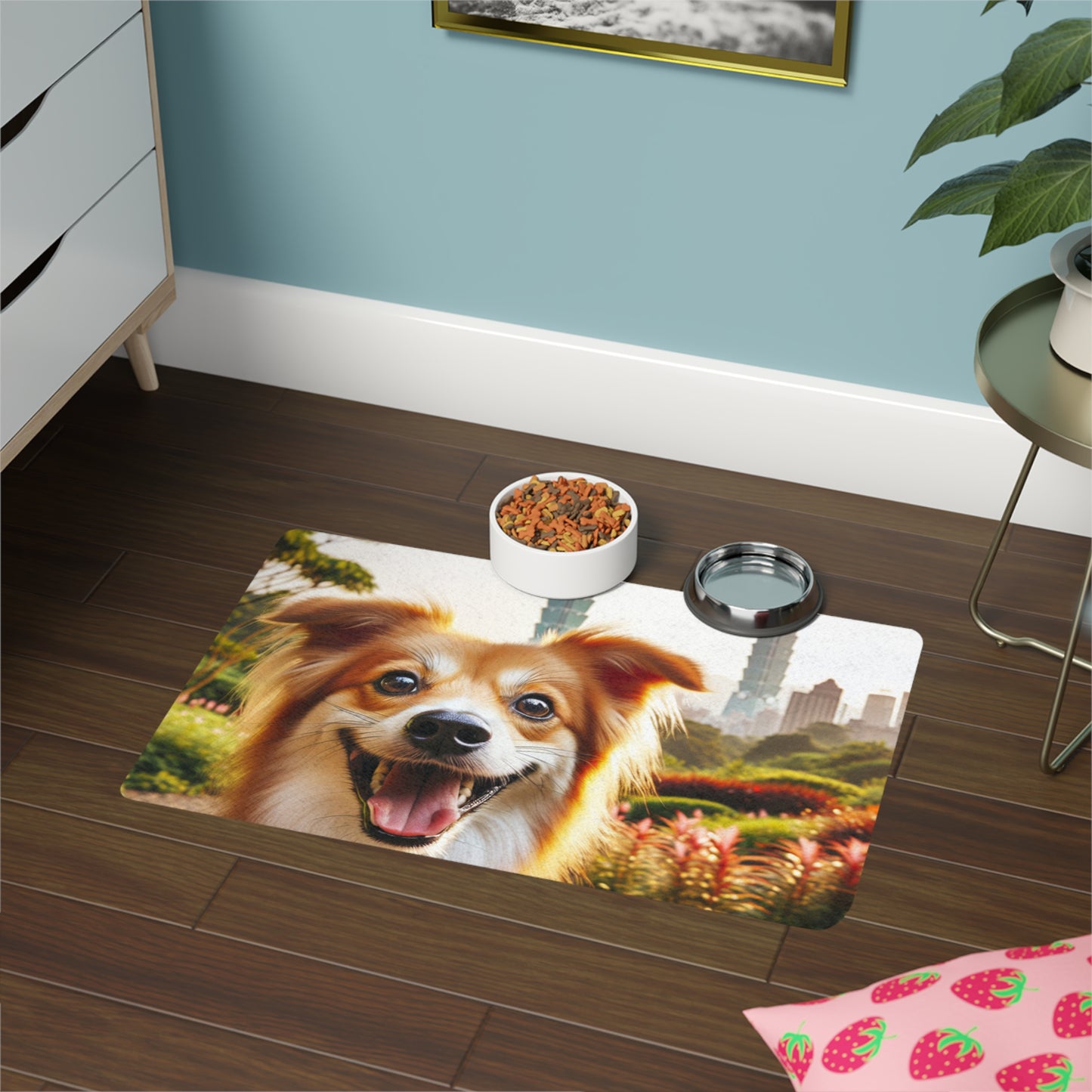 Pet Food Mat (12x18) - Taiwan Dog