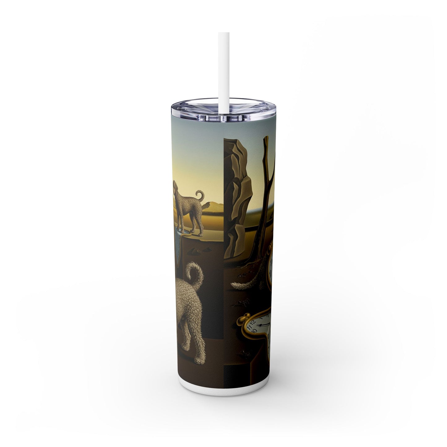 Spanish Water Dog Tumbler with Straw, 20oz