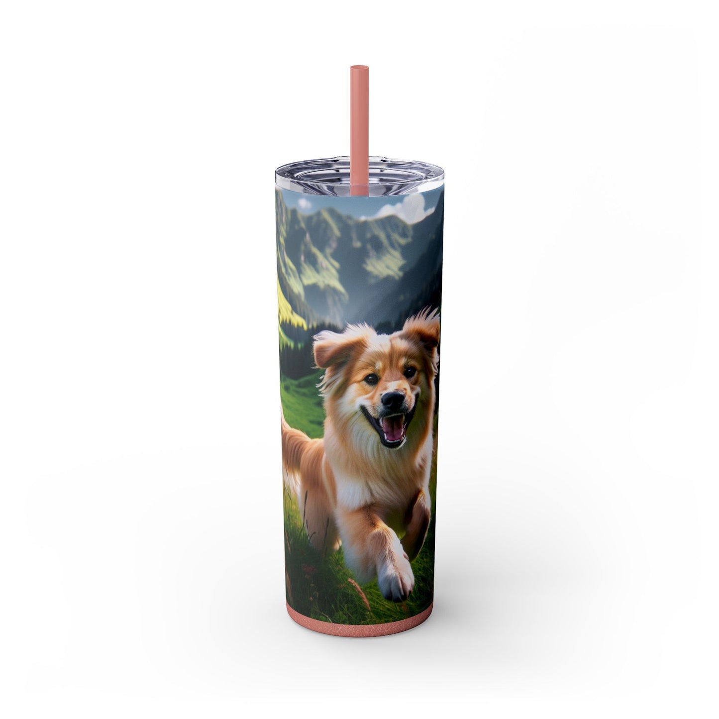 Romanian Carpathian Shepherd Tumbler with Straw, 20oz