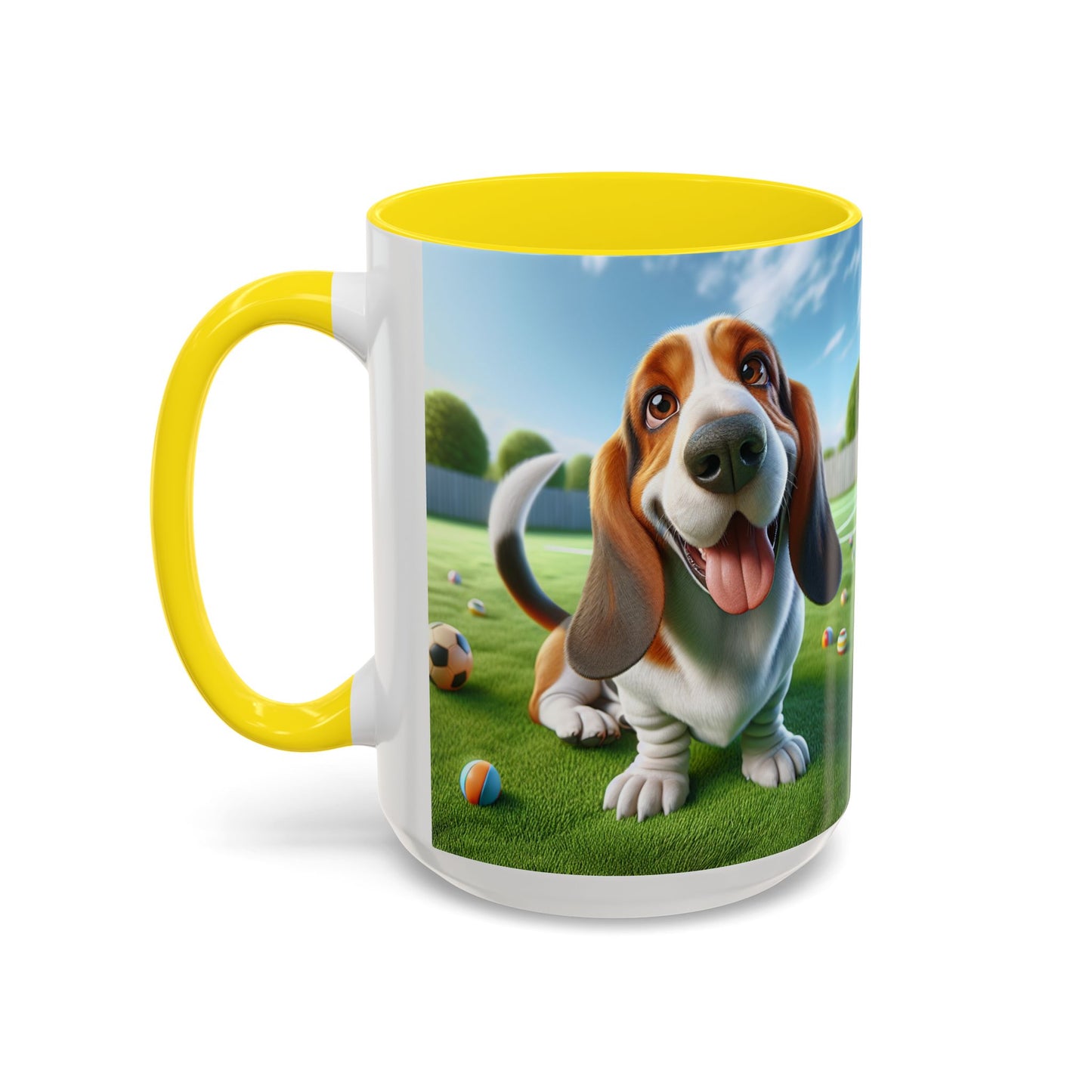 Basset Hound Accent Coffee Mug - Perfect Gift for Dog Lovers