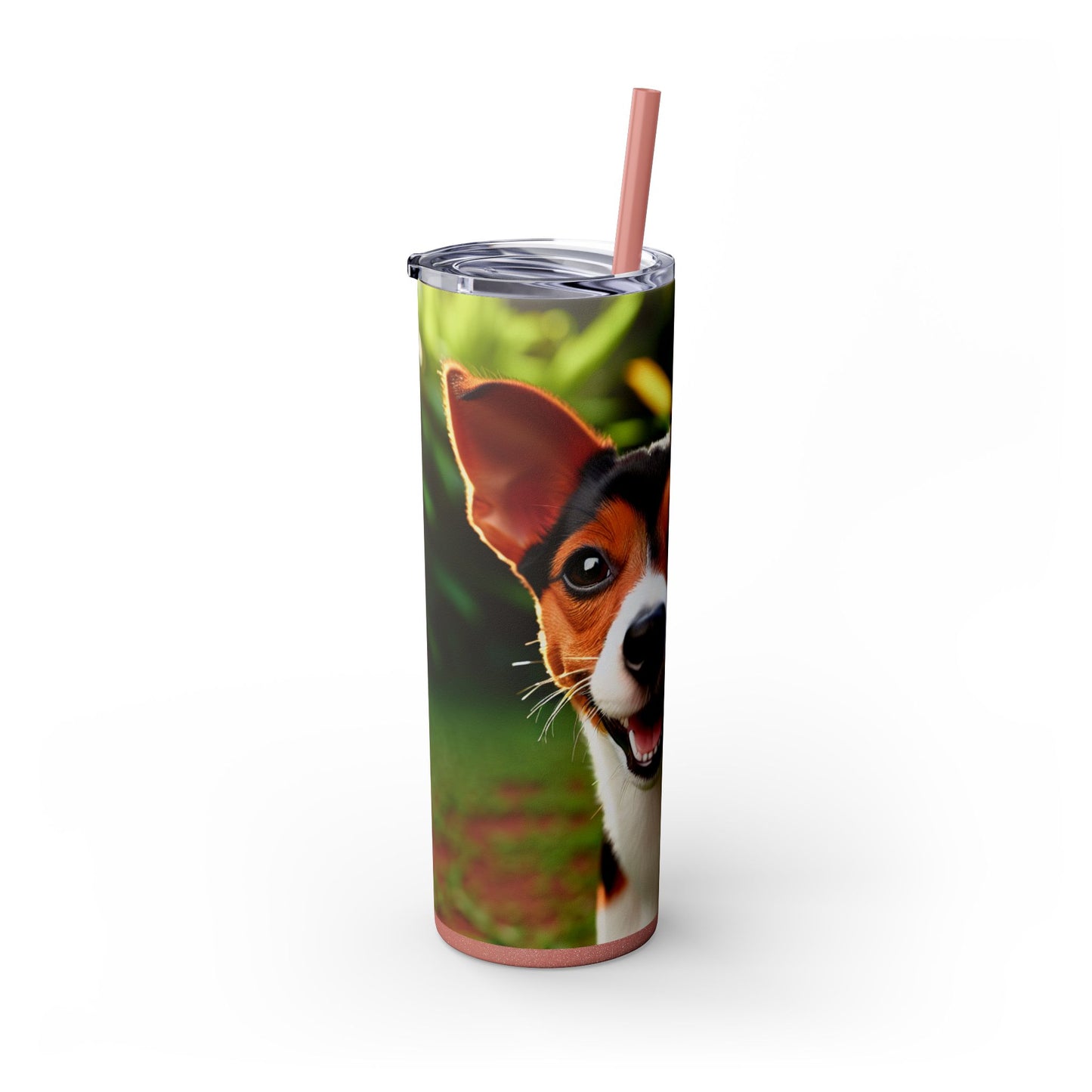 Brazilian Terrier Tumbler with Straw, 20oz