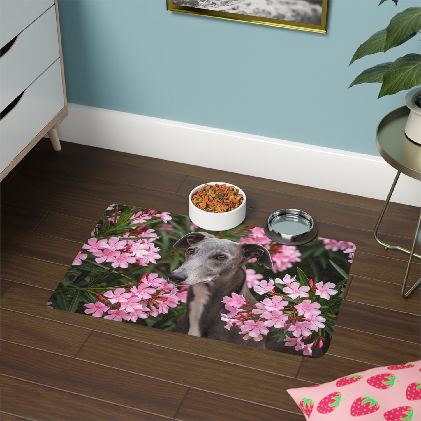 Pet Food Mat (12x18) - Greyhound