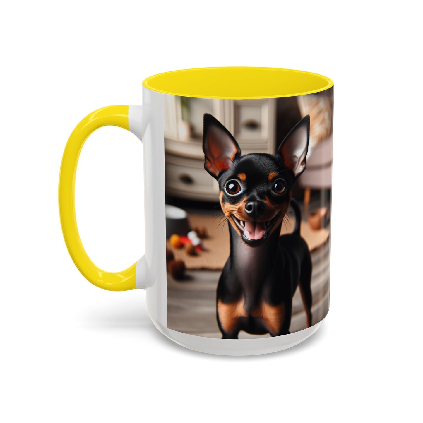 English Toy Terrier Accent Coffee Mug - Perfect Gift for Dog Lovers