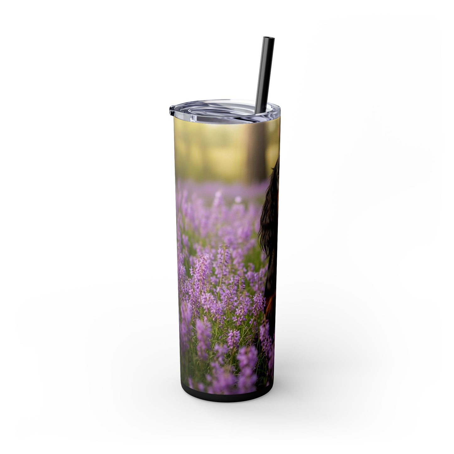 Gordon Setter Tumbler with Straw, 20oz