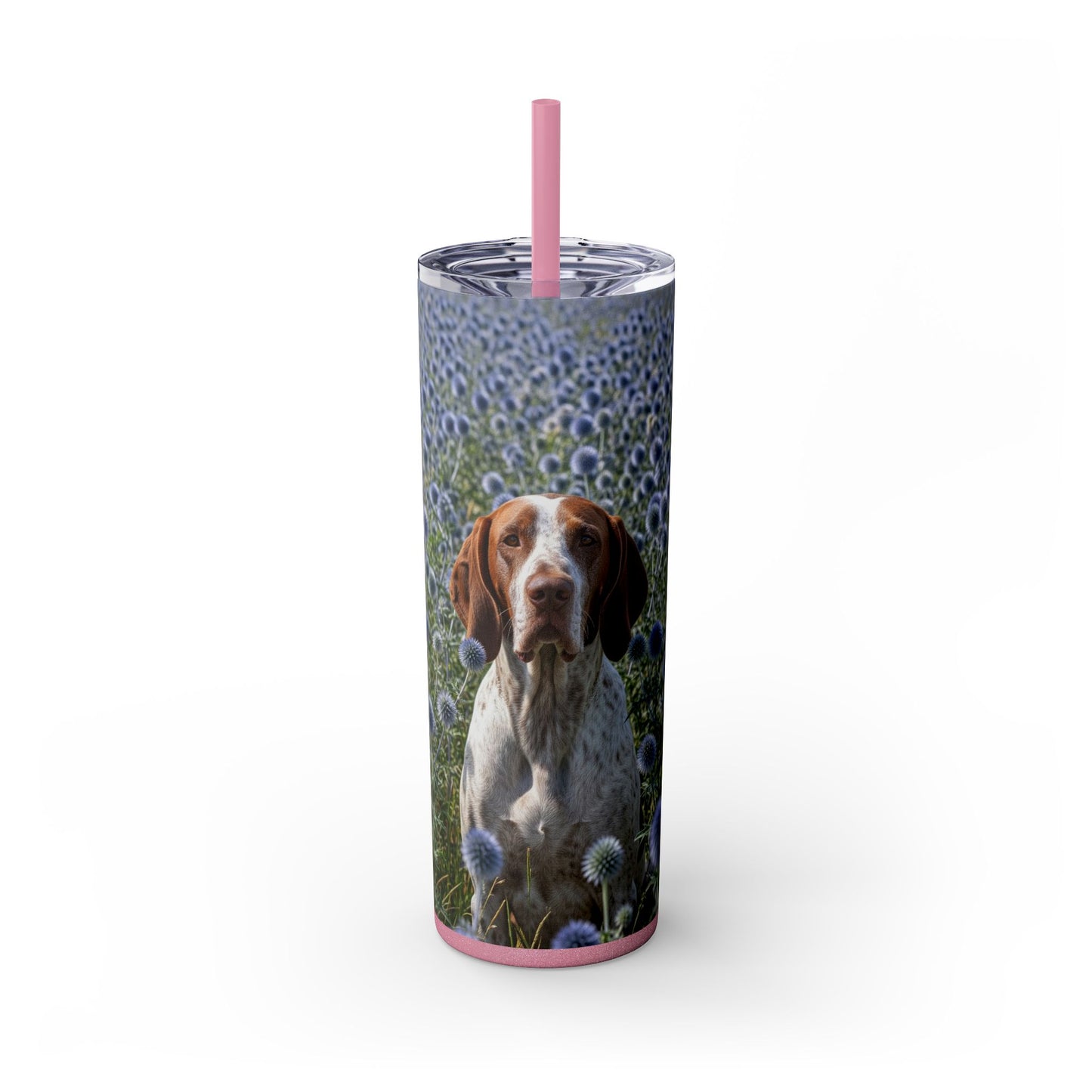 Braque Francais Pyrenean Tumbler with Straw, 20oz