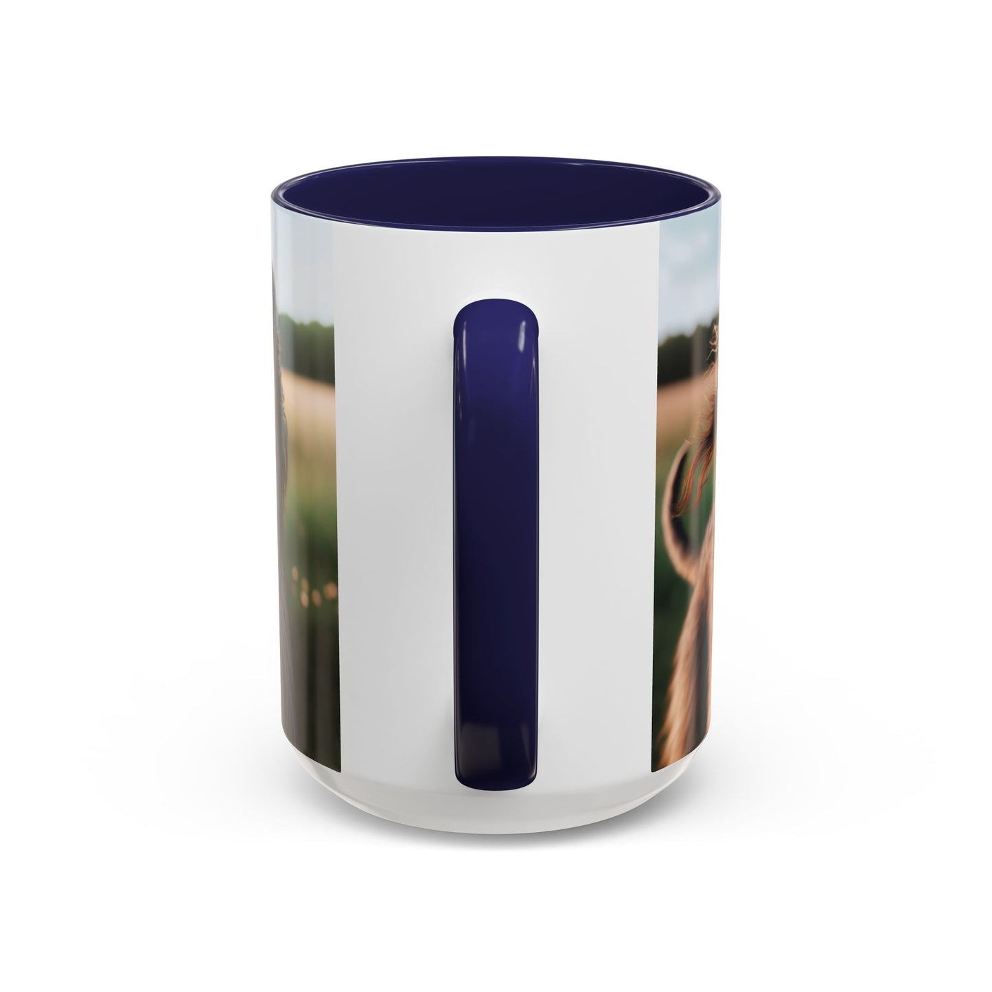 Scottish Deerhound Accent Coffee Mug - Perfect Gift for Dog Lovers