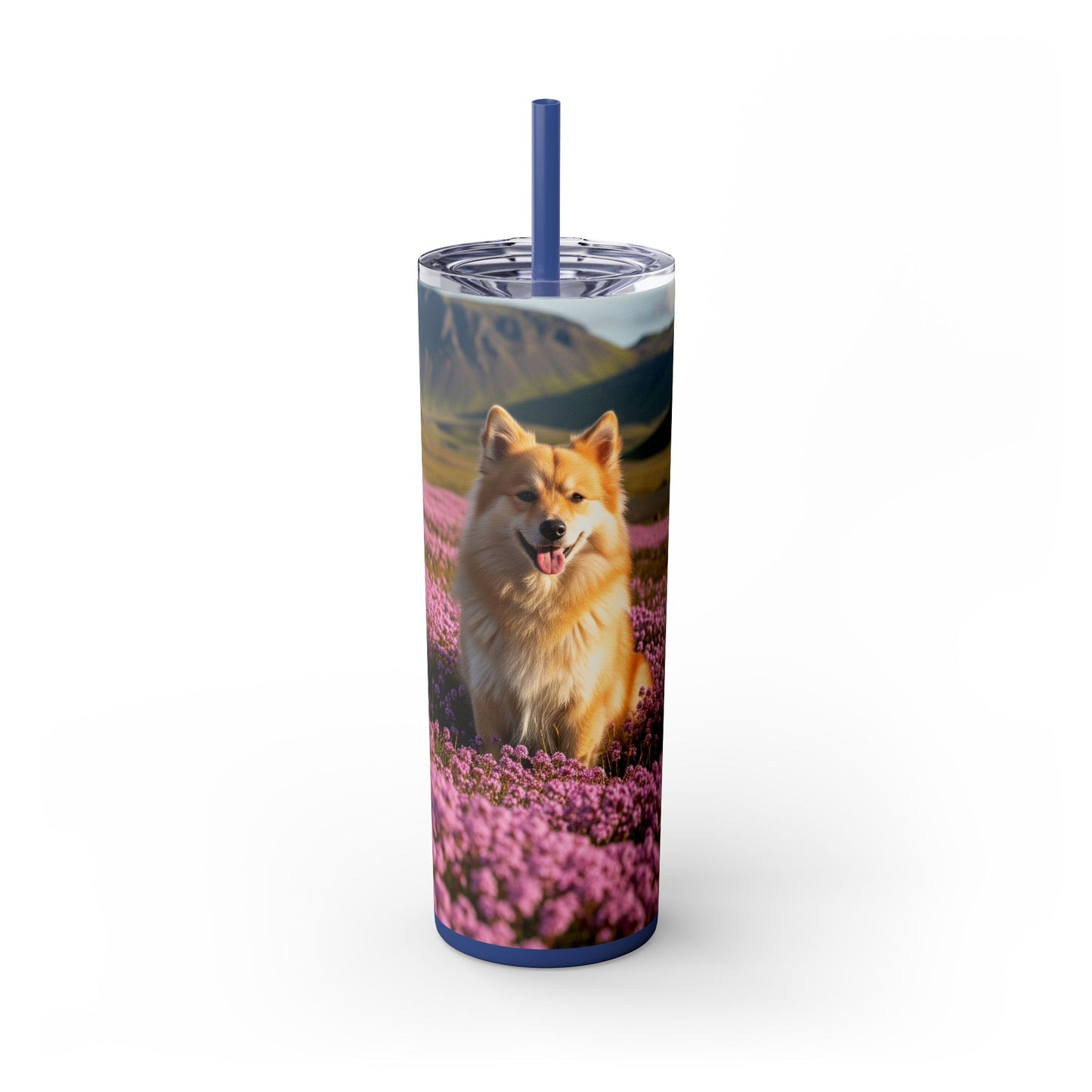 Icelandic Sheepdog Tumbler with Straw, 20oz