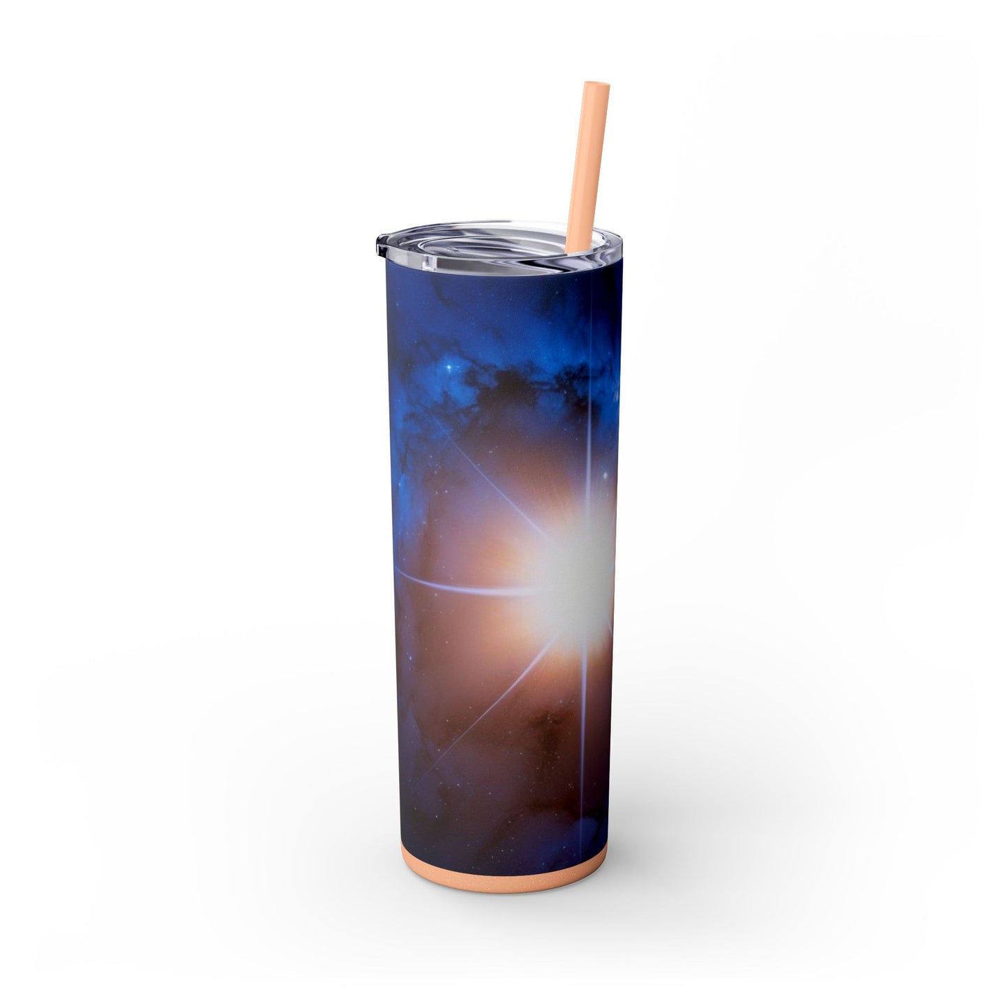 North Star Skinny Tumbler with Straw, 20oz