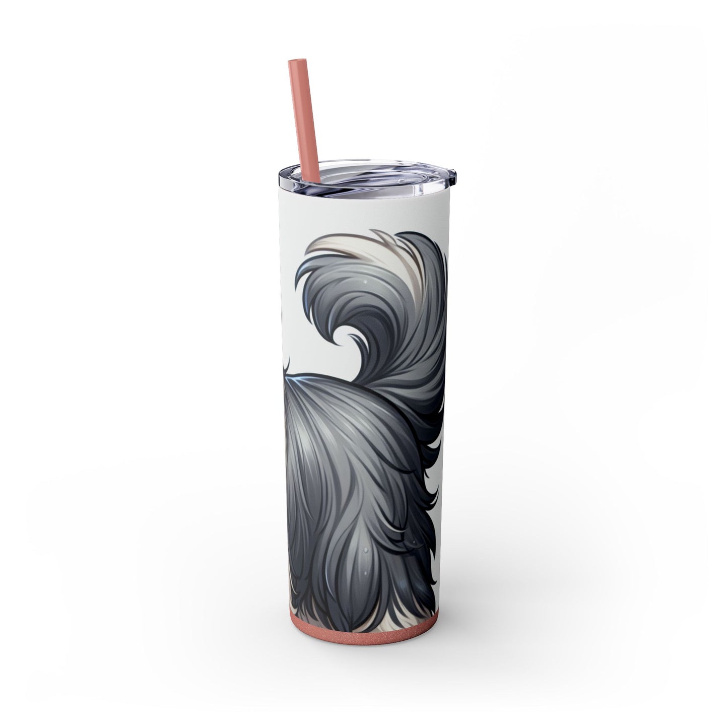 Old English Sheepdog Tumbler with Straw, 20oz