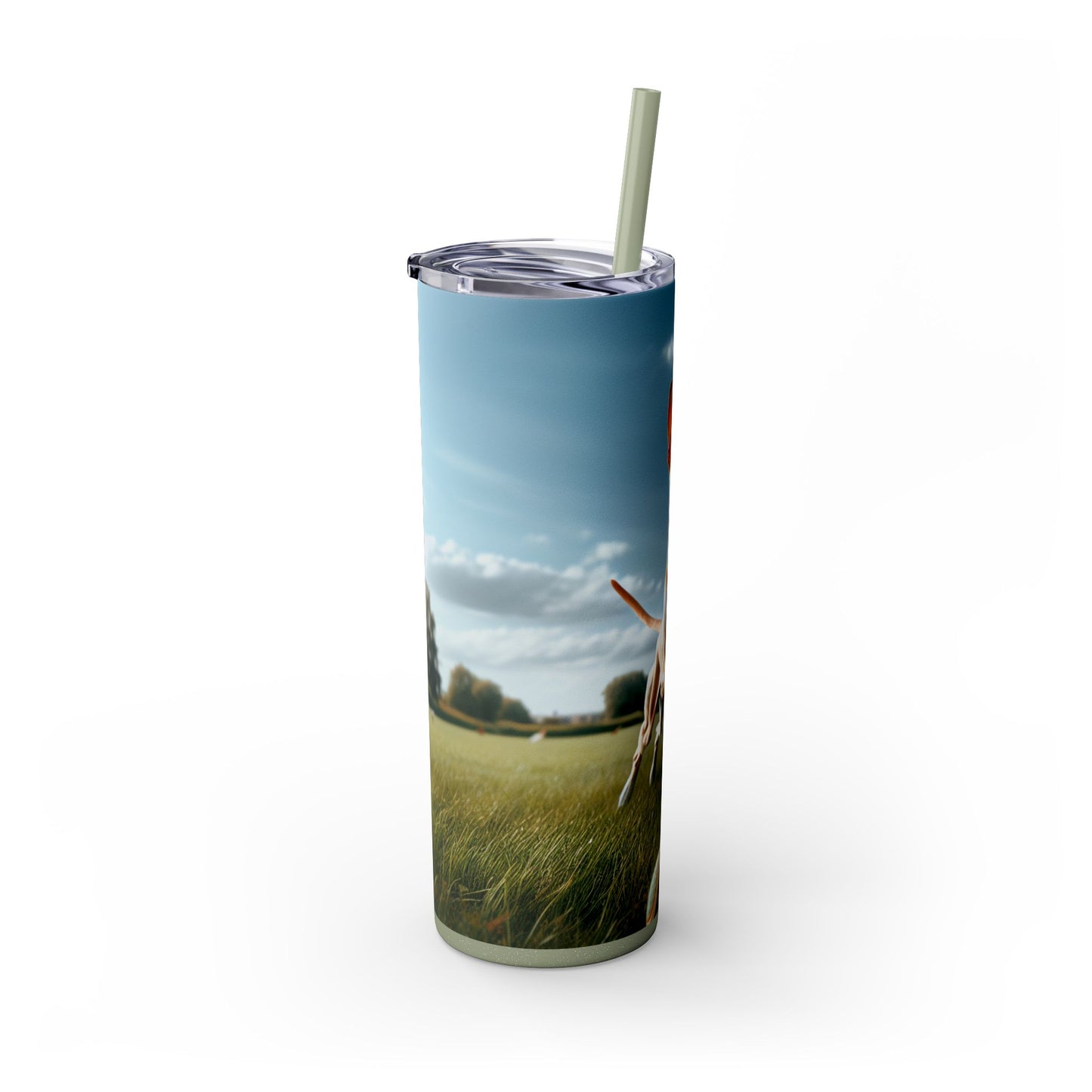 Ibizan Hound Tumbler with Straw, 20oz