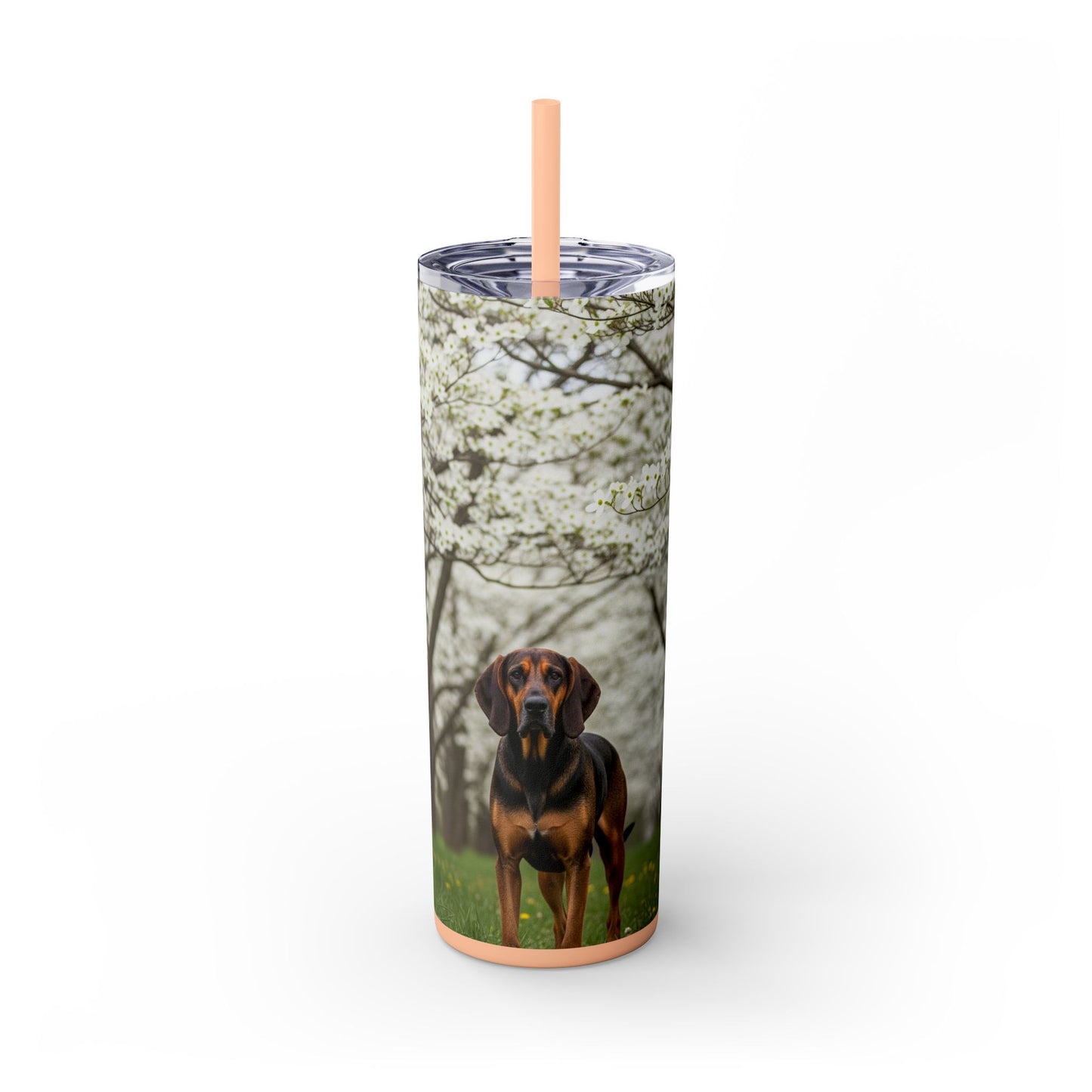 Plott Hound Tumbler with Straw, 20oz