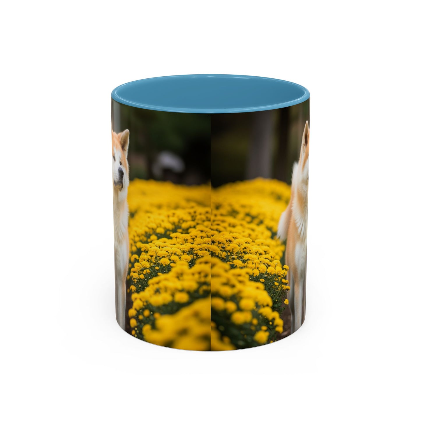Japanese Akitainu Accent Coffee Mug - Perfect Gift for Dog Lovers