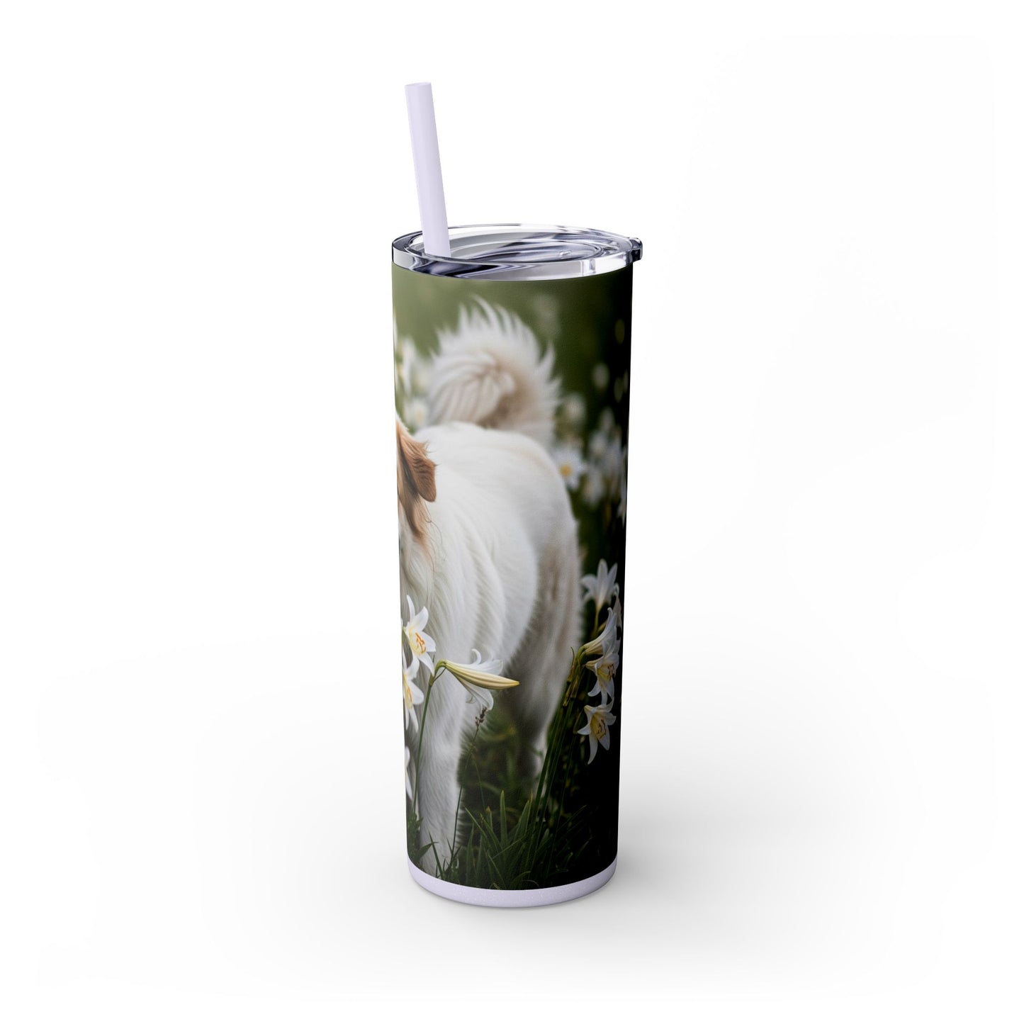 Pyrenean Shepherd Tumbler with Straw, 20oz