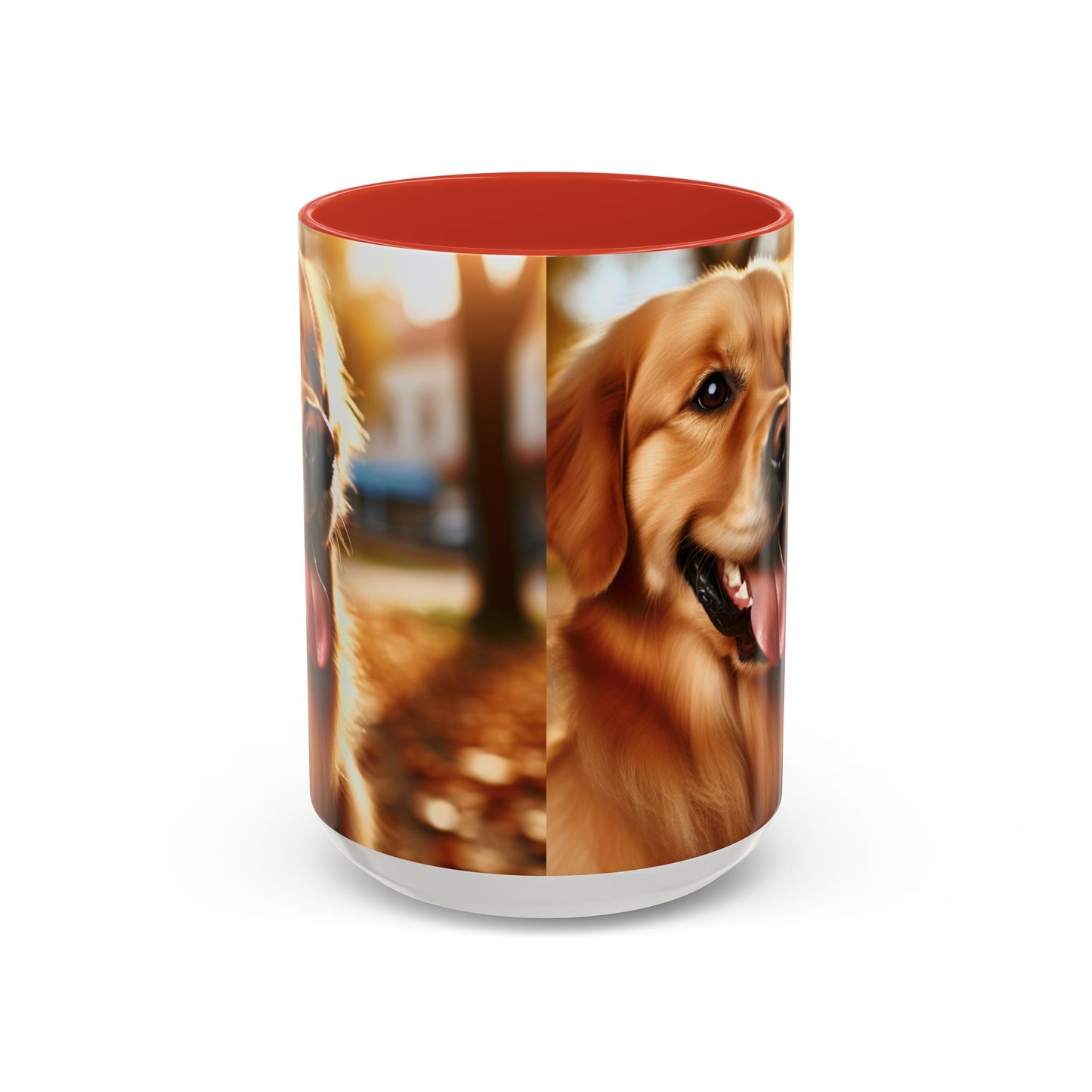 Golden Retriever Accent Coffee Mug - Perfect Gift for Dog Lovers