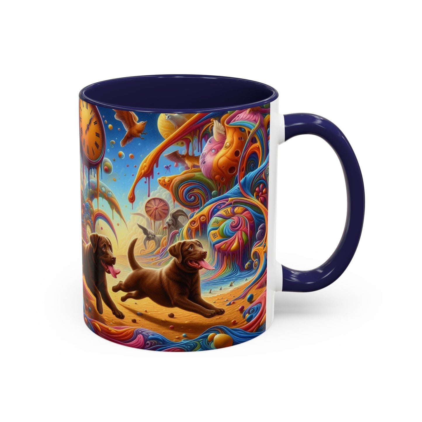 Chocolate Labrador Accent Coffee Mug - Perfect Gift for Dog Lovers