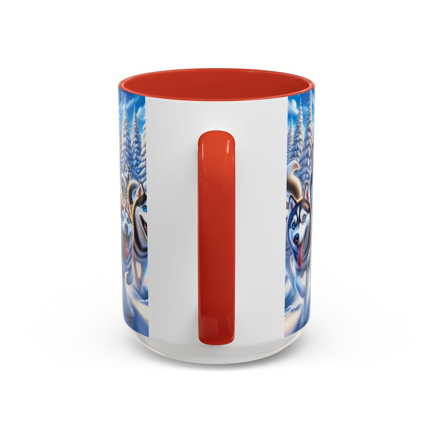 Siberian Husky Accent Coffee Mug - Perfect Gift for Dog Lovers