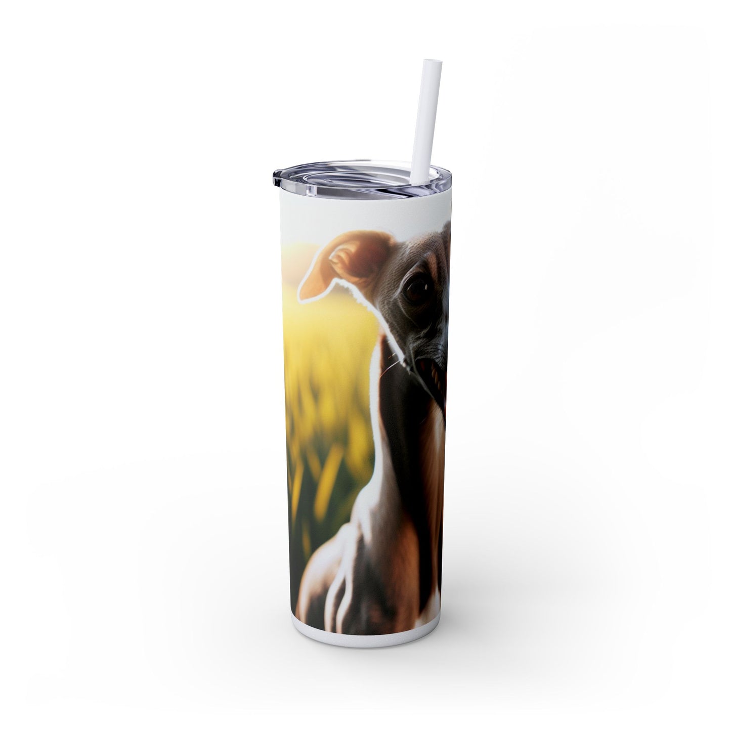 Greyhound Tumbler with Straw, 20oz