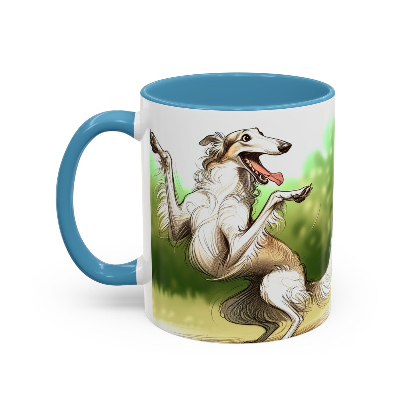 Borzoi Accent Coffee Mug - Perfect Gift for Dog Lovers