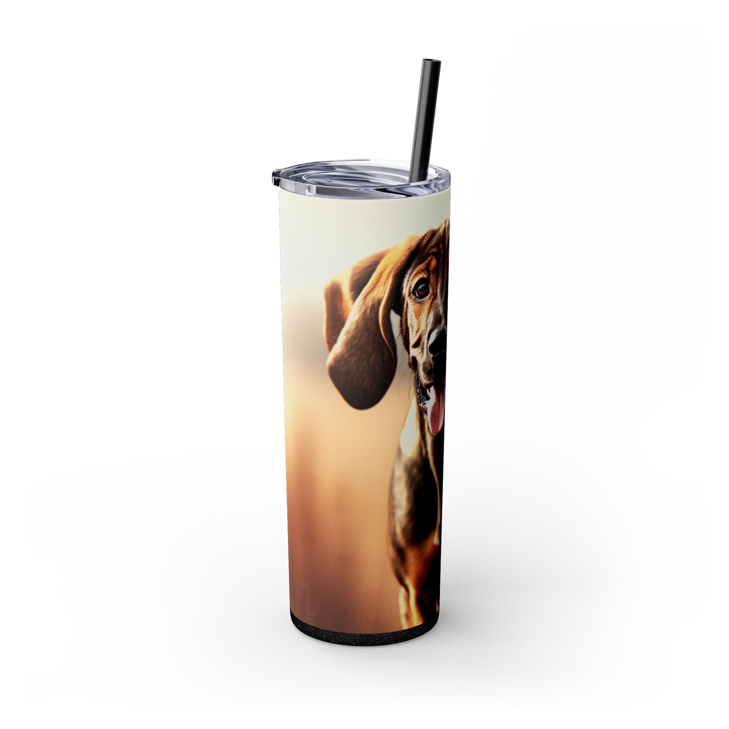 Plott Hound Tumbler with Straw, 20oz