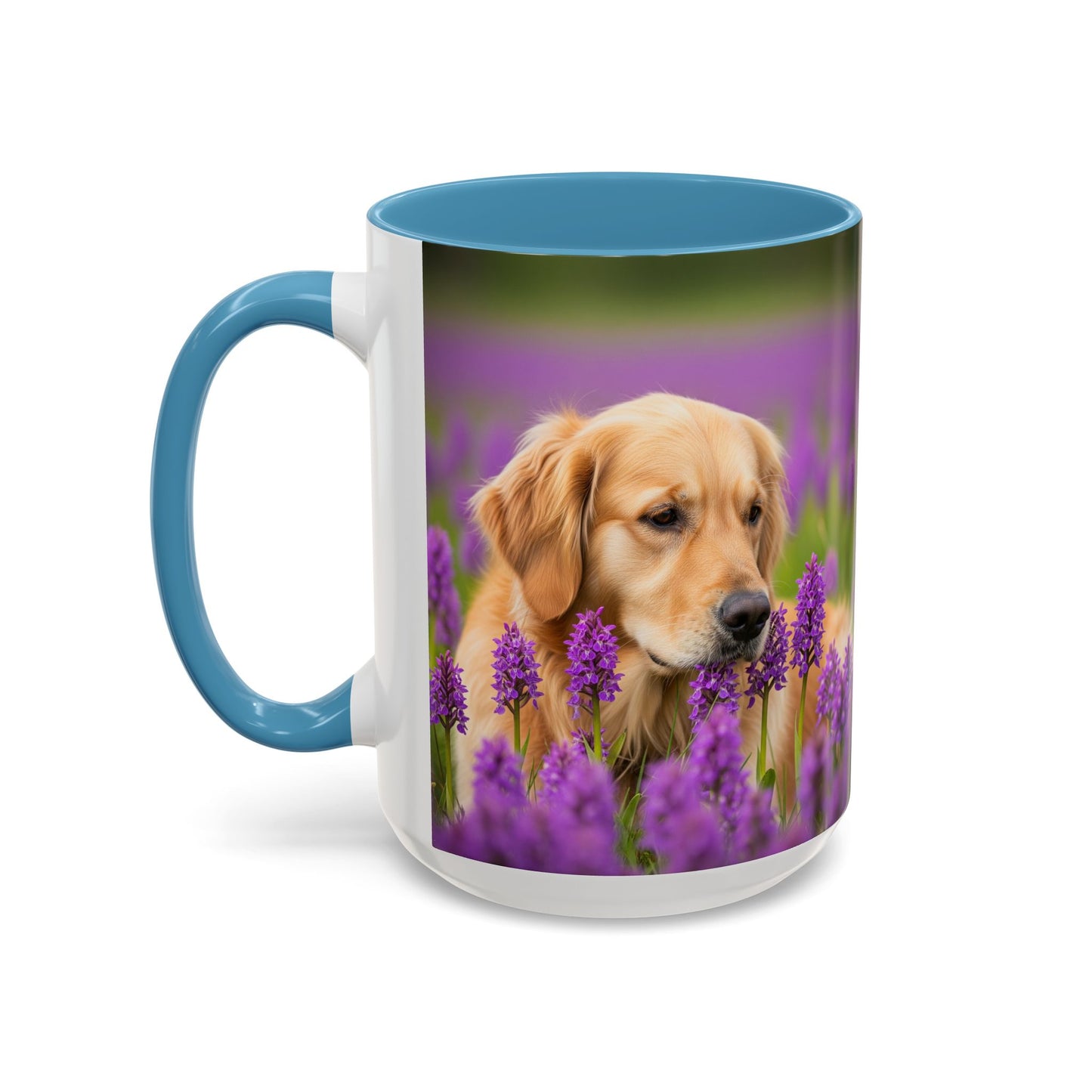 Golden Retriever Accent Coffee Mug - Perfect Gift for Dog Lovers