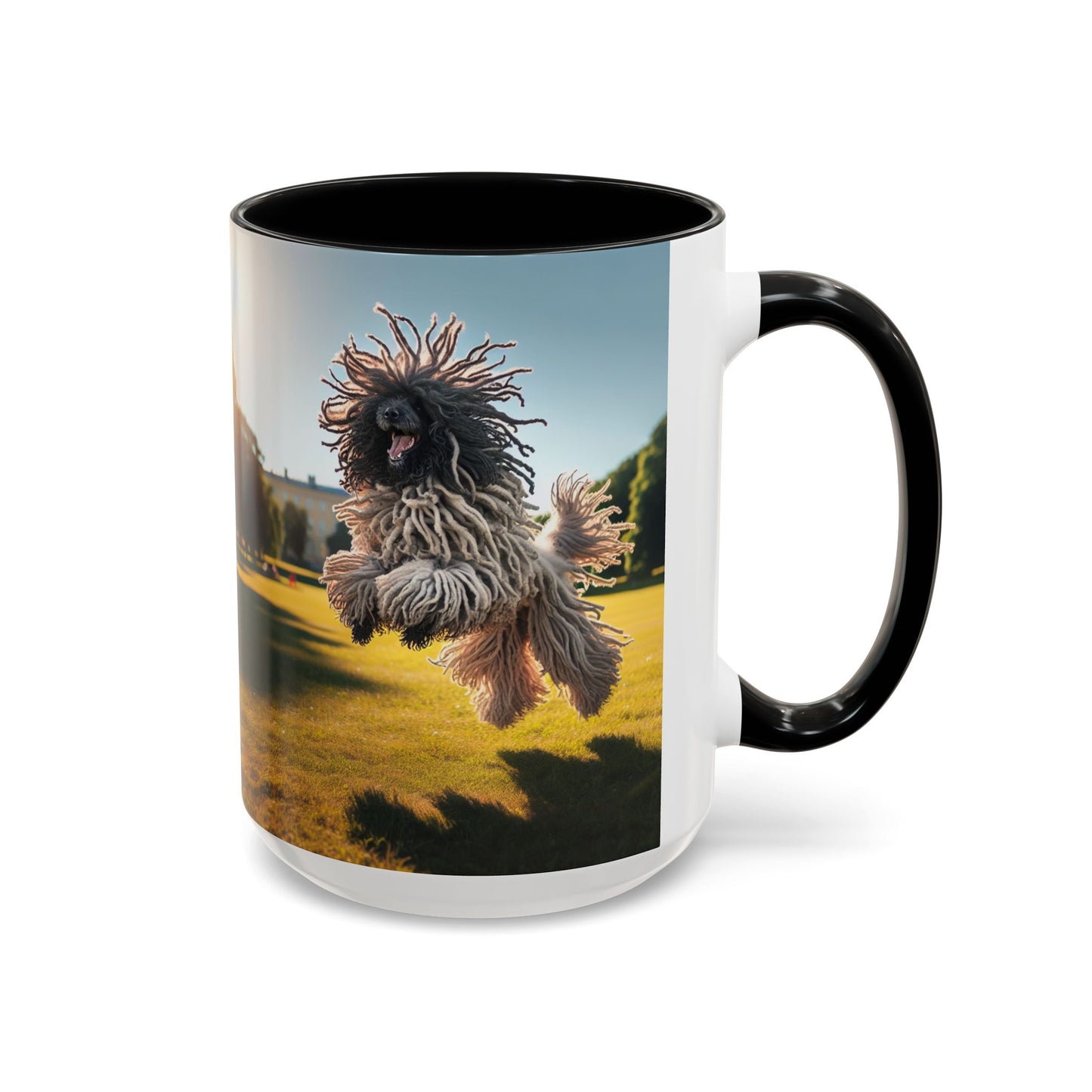 Puli Accent Coffee Mug - Perfect Gift for Dog Lovers