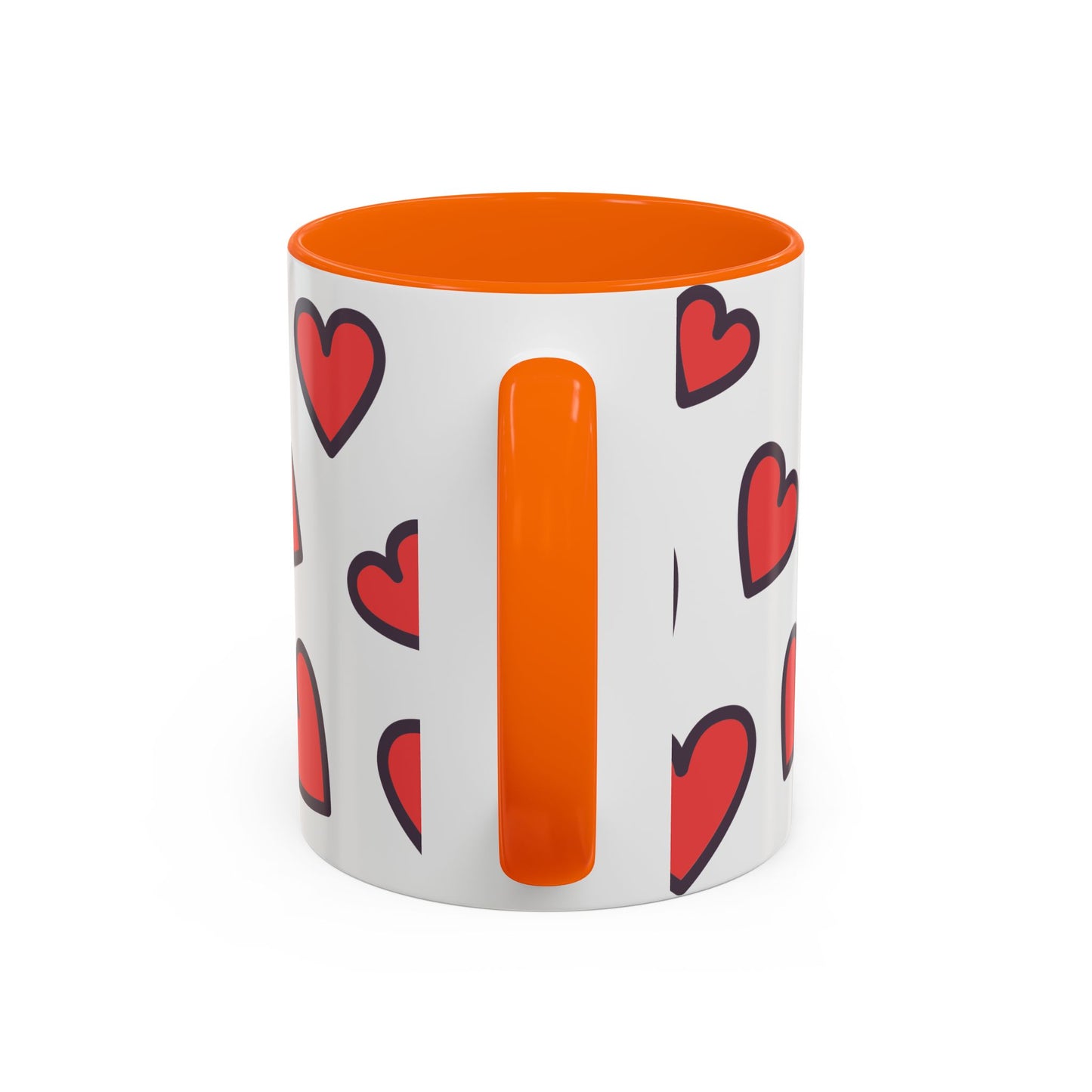 Hearts Accent Coffee Mug - Perfect Gift for Dog Lovers