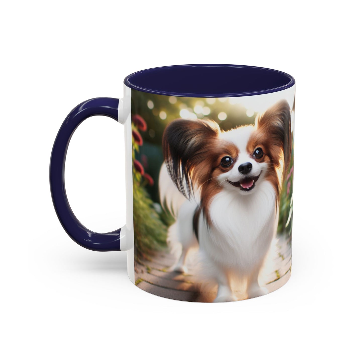 Papillon Accent Coffee Mug - Perfect Gift for Dog Lovers