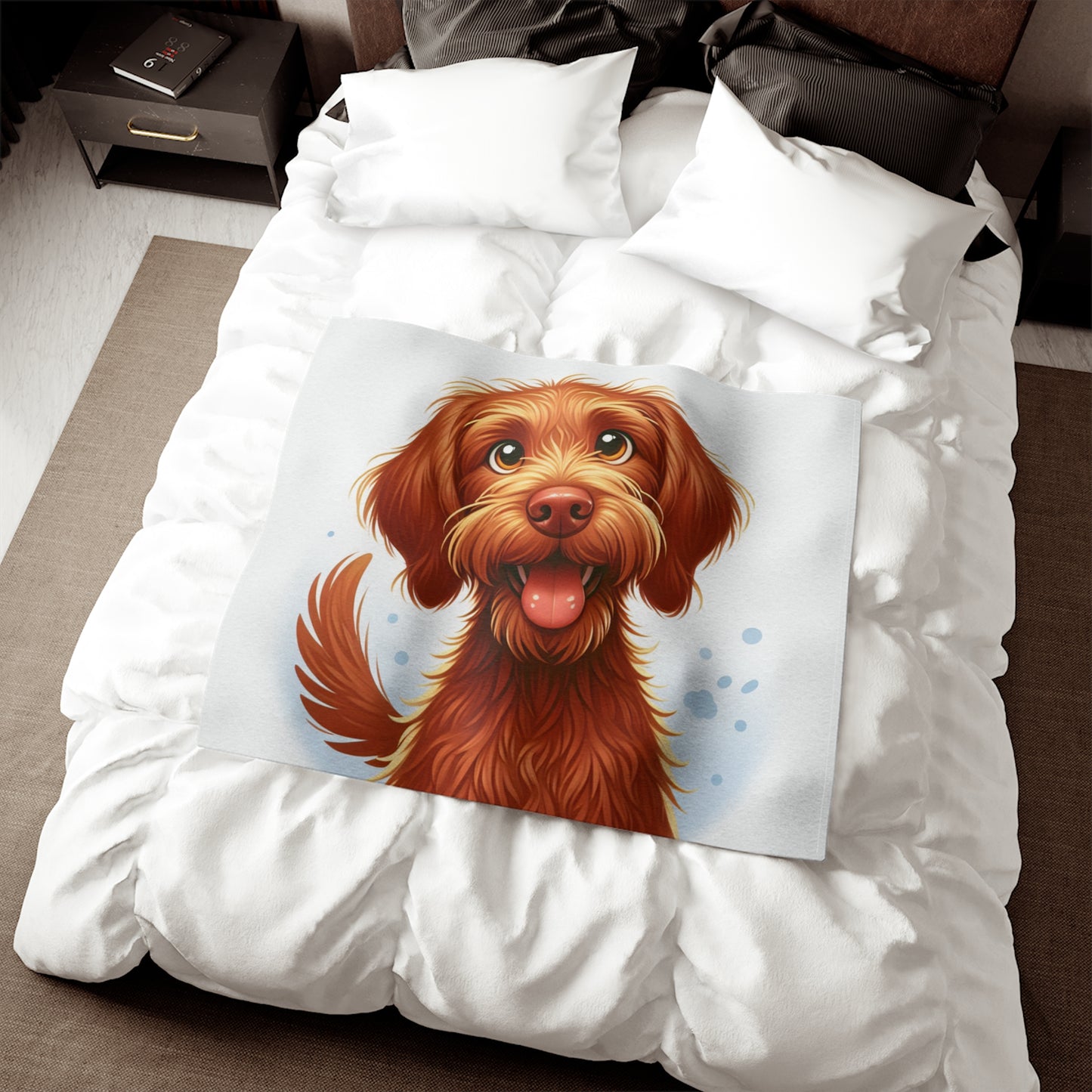 Hungarian Wirehaired Vizsla Sweatshirt Blanket