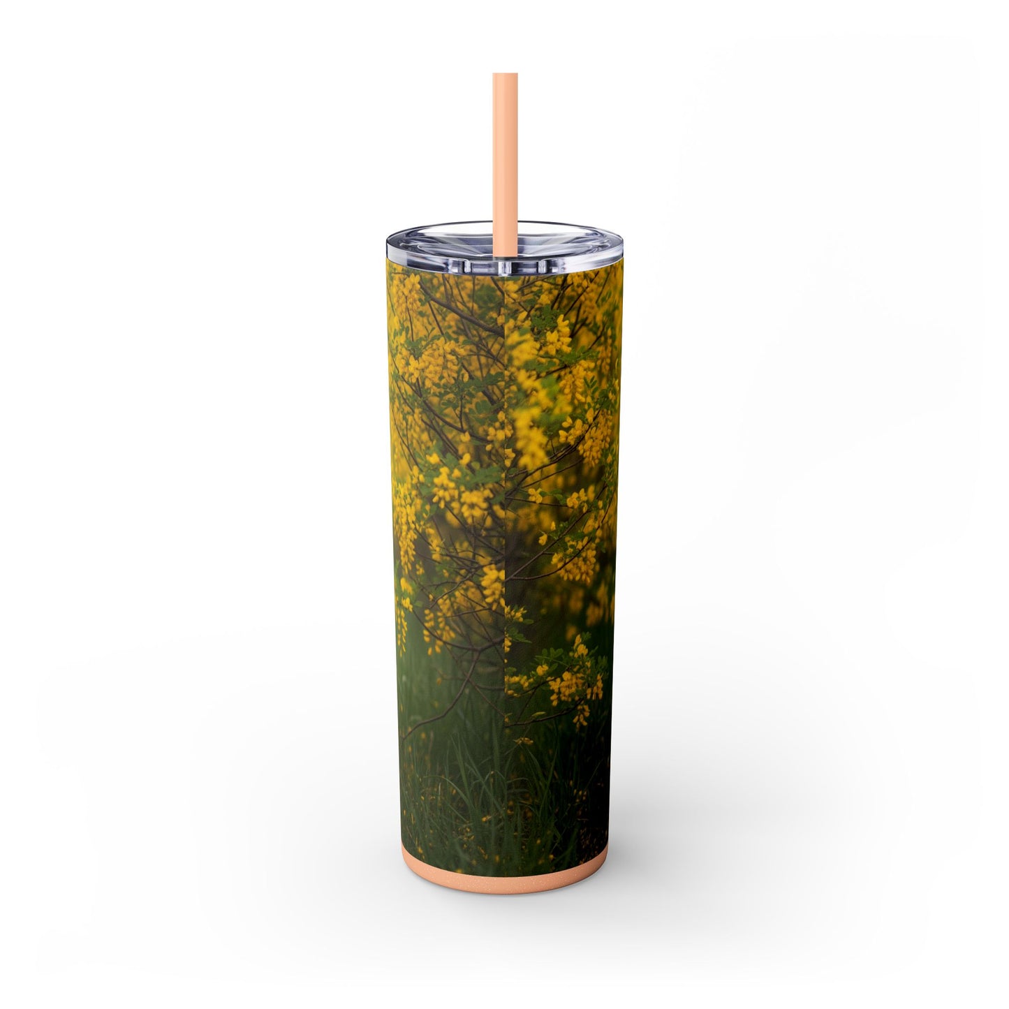Australian Shepherd Skinny Tumbler with Straw, 20oz