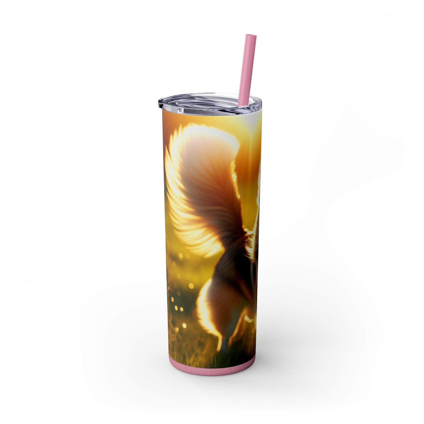 Norwegian Lundehund Tumbler with Straw, 20oz