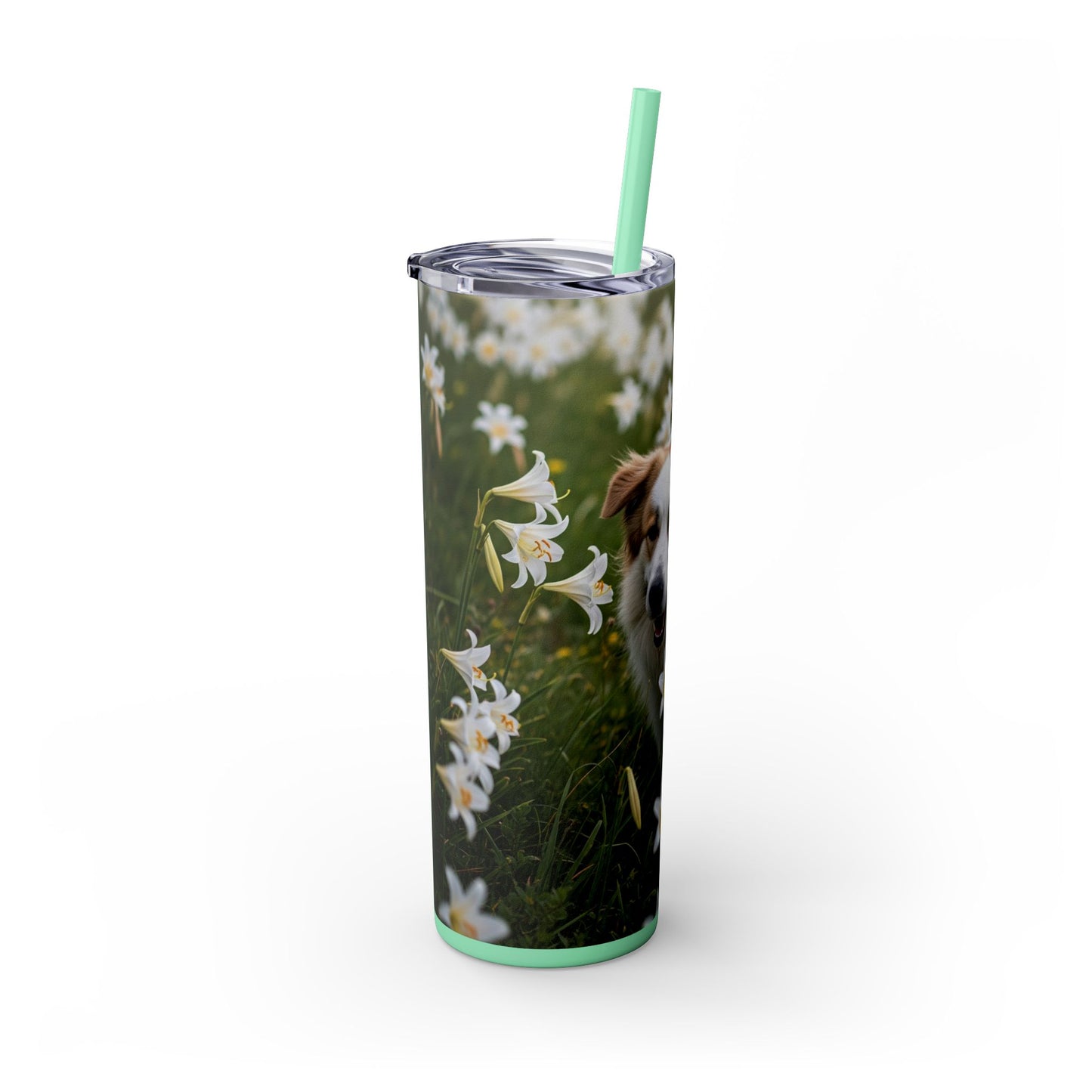 Pyrenean Shepherd Tumbler with Straw, 20oz