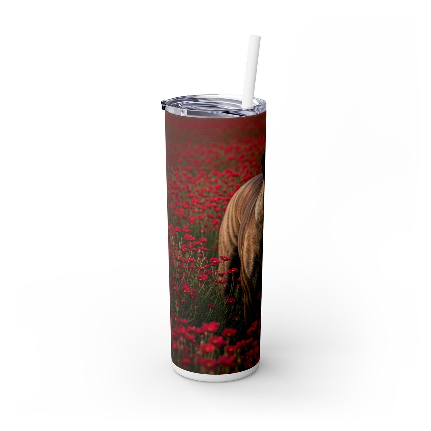Bullmastiff Tumbler with Straw, 20oz