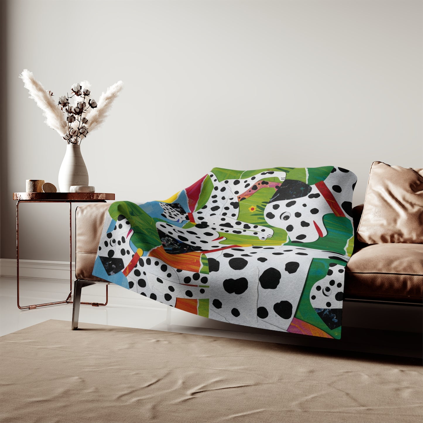 Dalmatian Sweatshirt Blanket