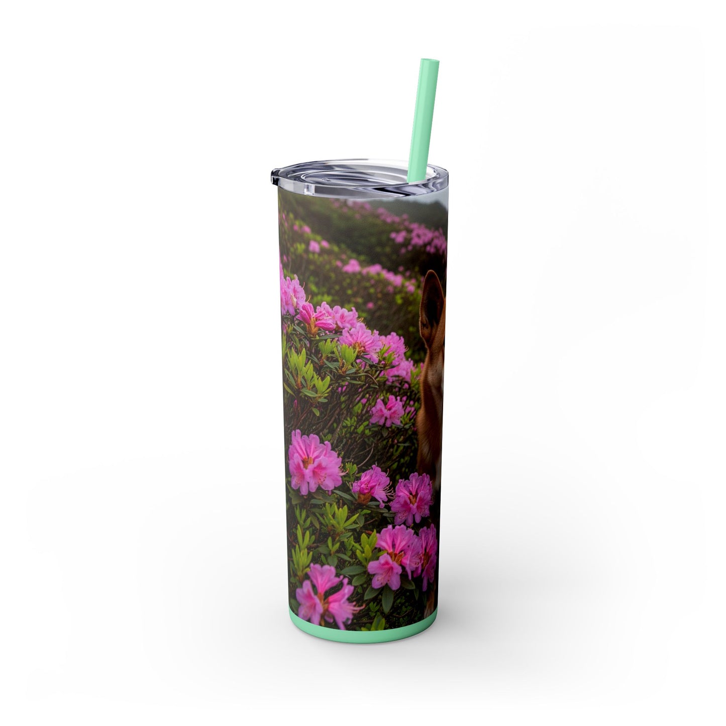 Taiwan Dog Tumbler with Straw, 20oz