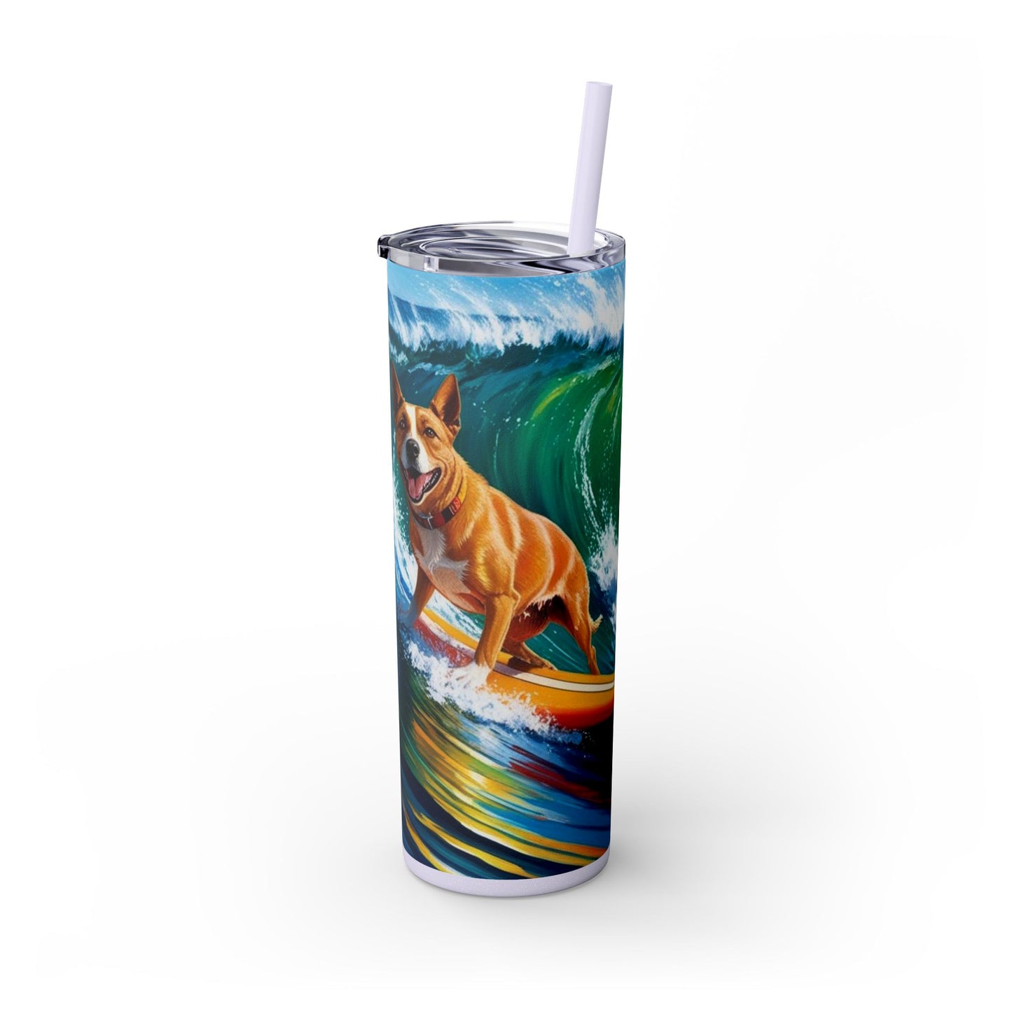Surf Dogs Tumbler with Straw, 20oz