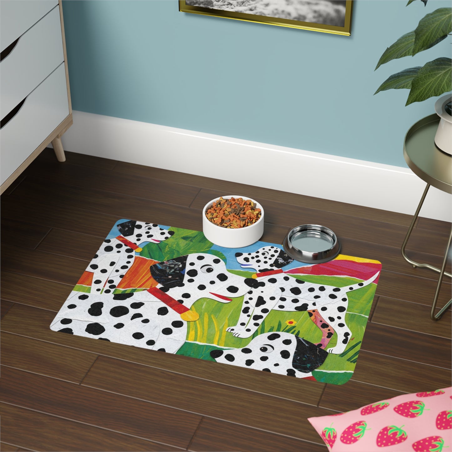 Pet Food Mat (12x18) - Dalmatian